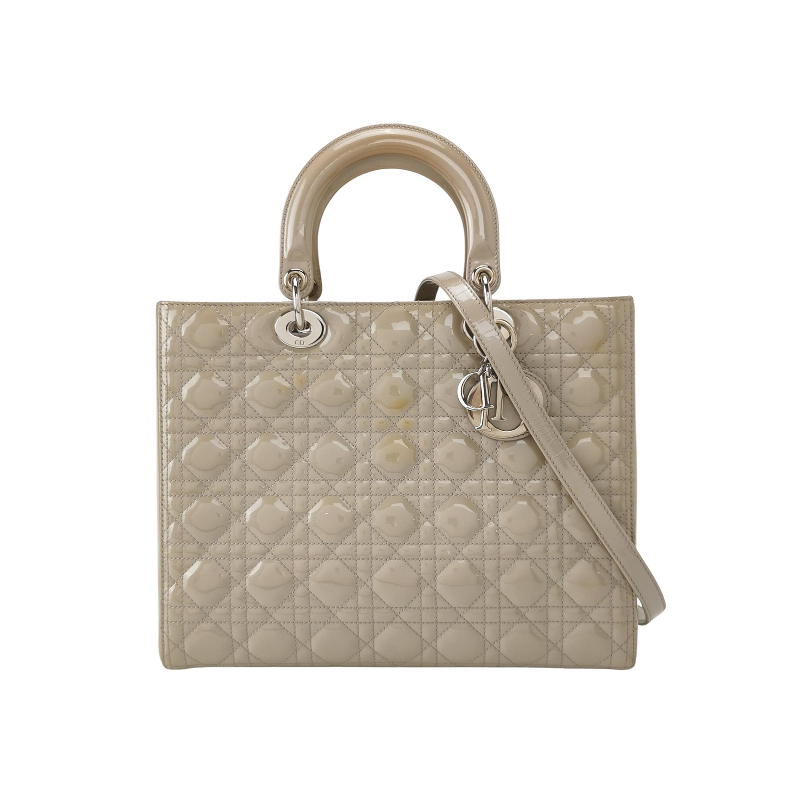 Lady Diorpatent Leather Diorcrossbody Bag