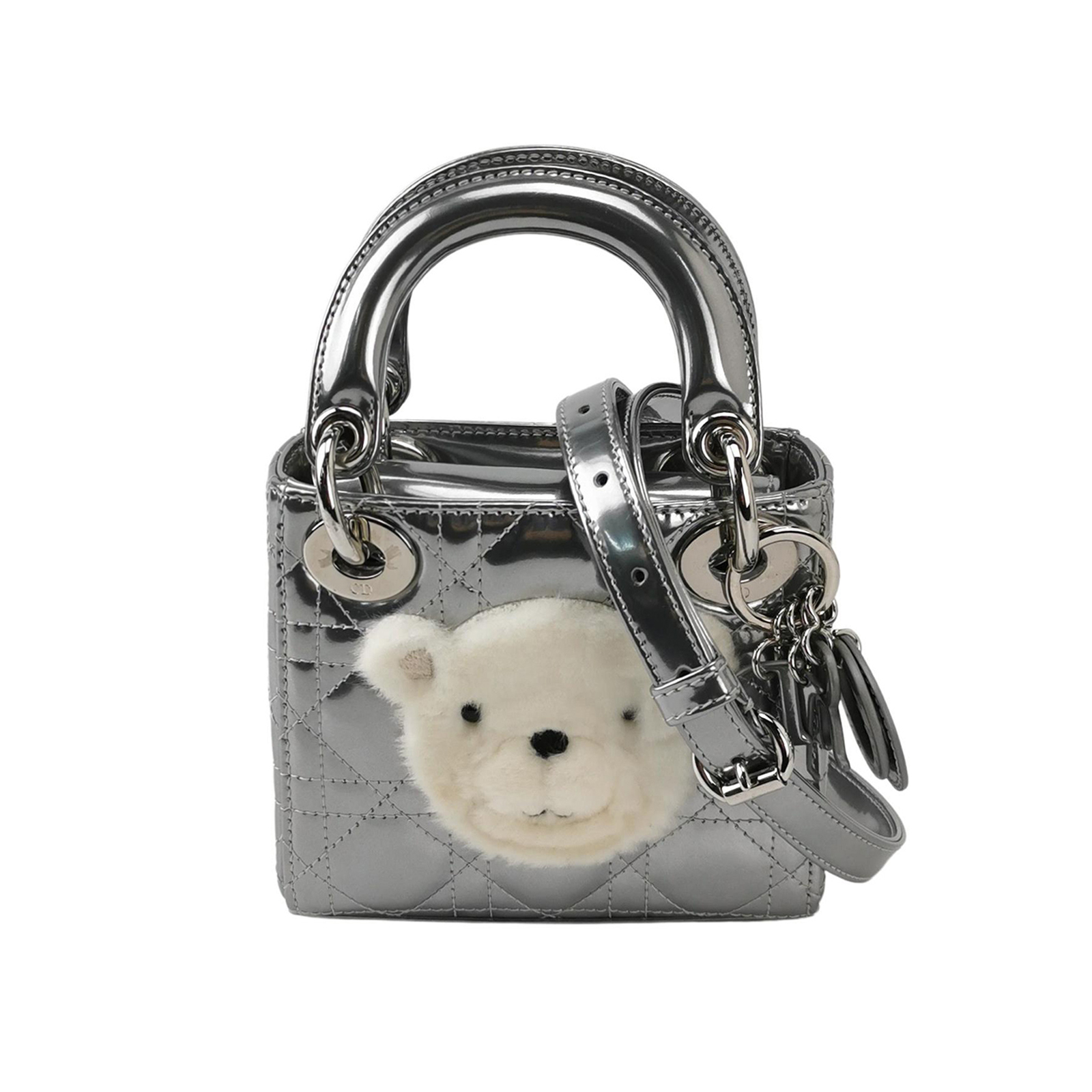 Lady Diorpatent Leather Crossbody Bag