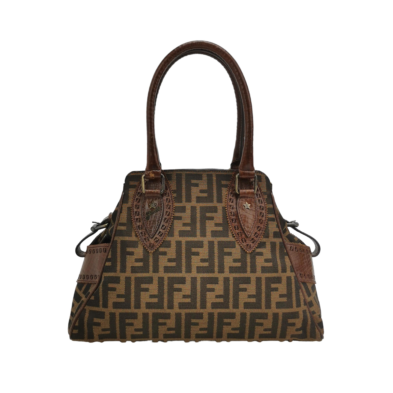 Fmonogram Canvas Handbag