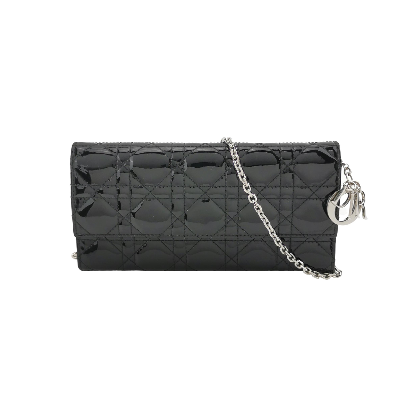 Lady Diorpatent Leather Logocrossbody Bag