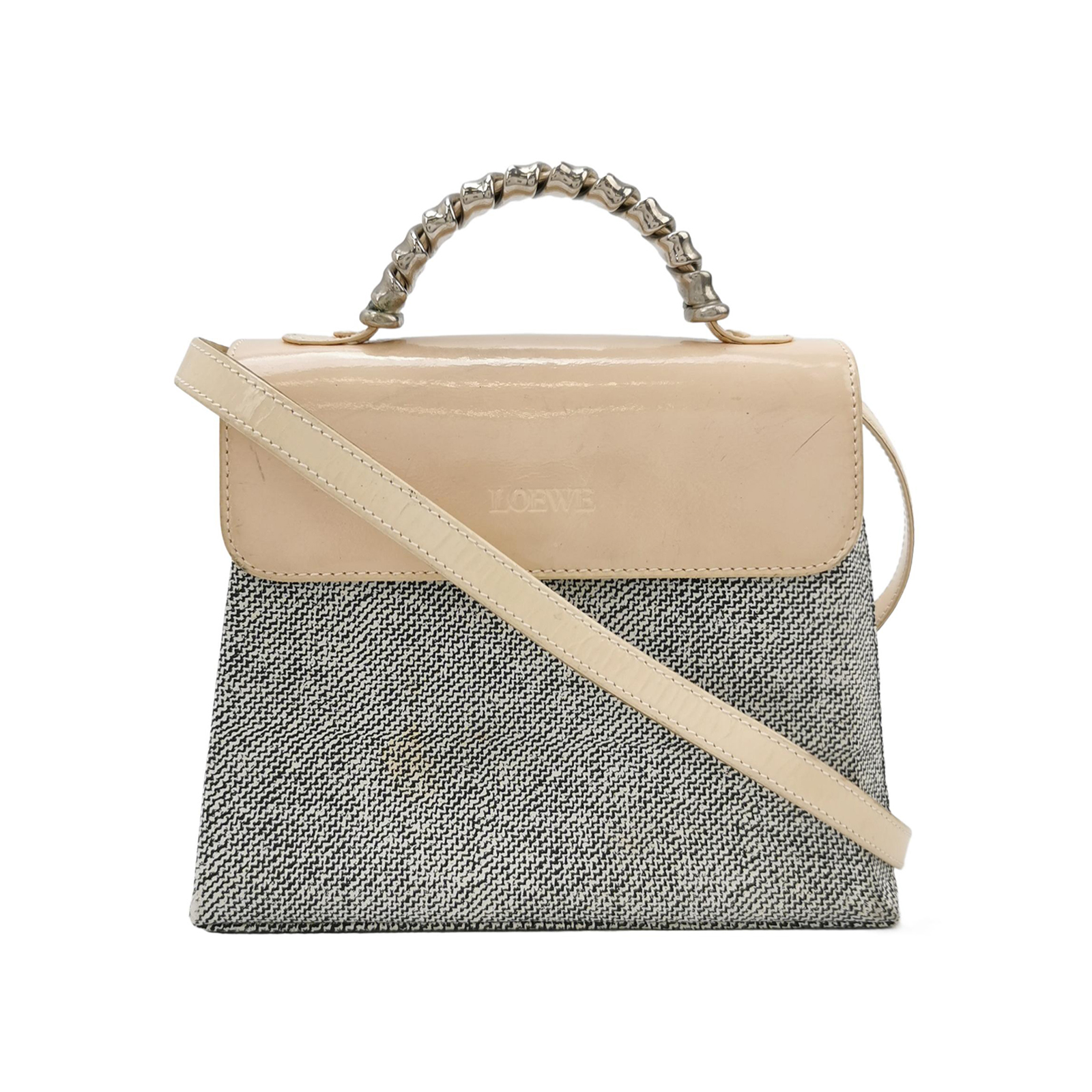 Patent Leatherlogocrossbody Bag