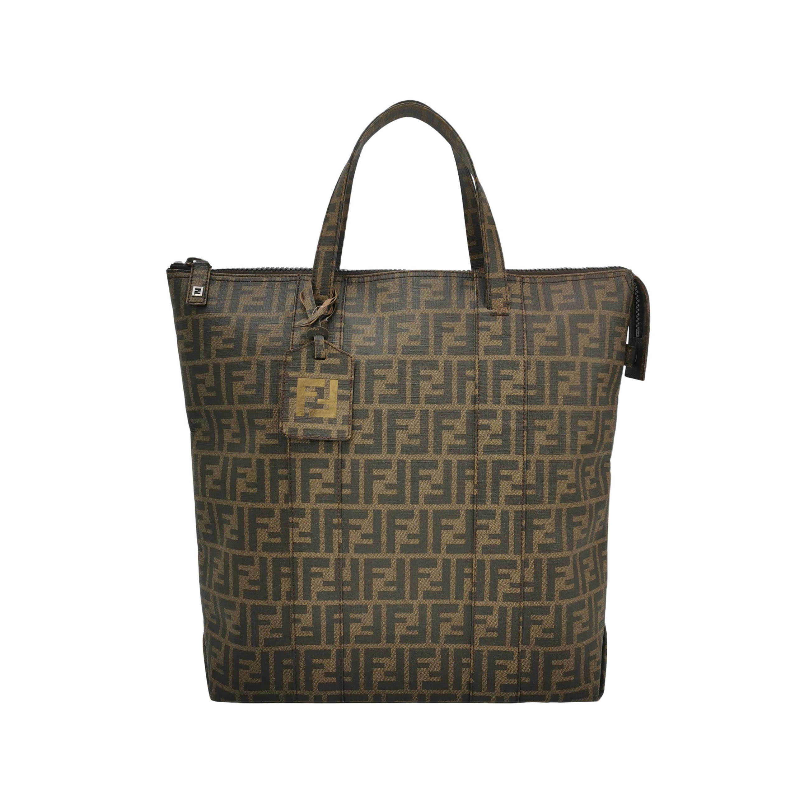 Fmonogram Canvas Handbag
