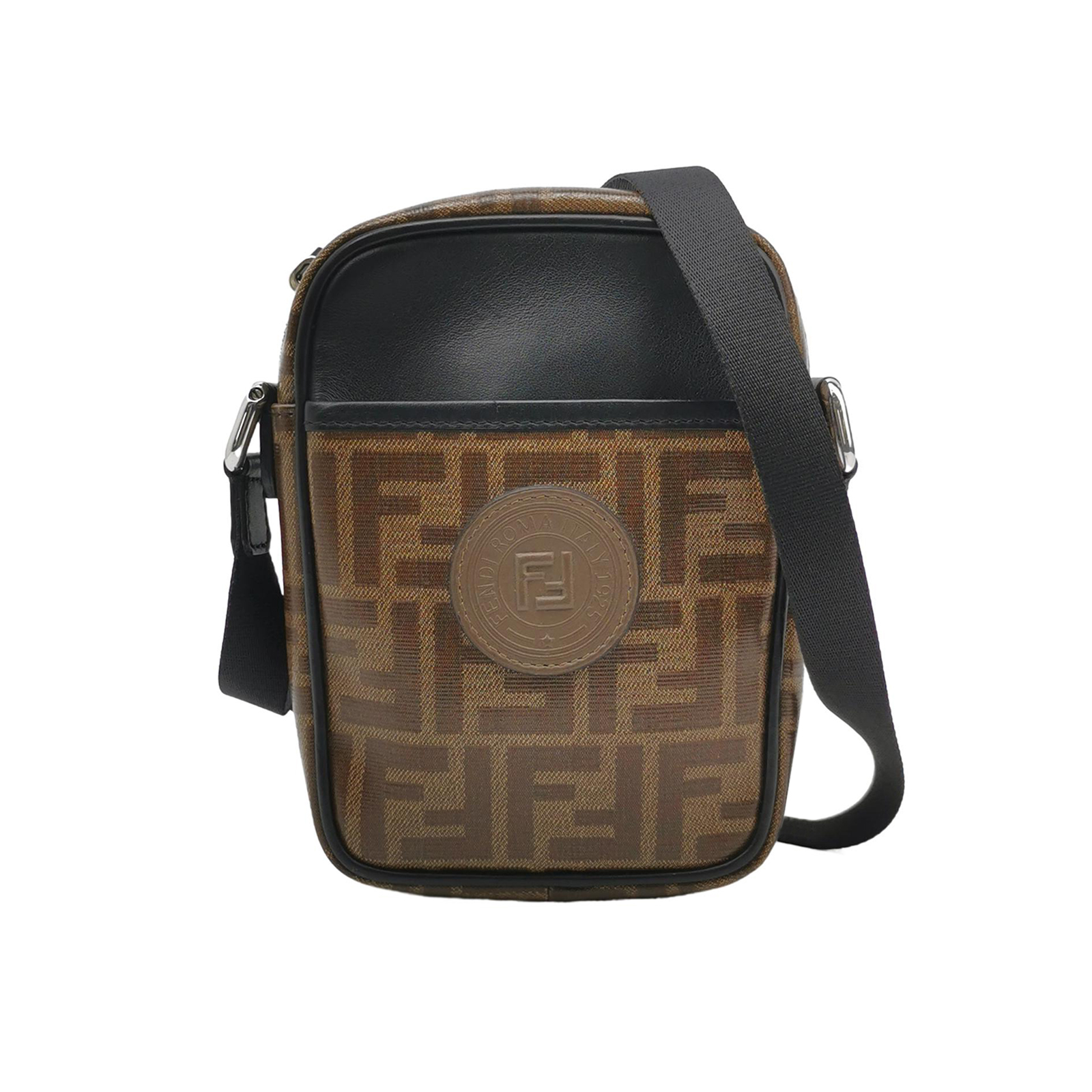 Fmonogram Canvas Logocrossbody Bag