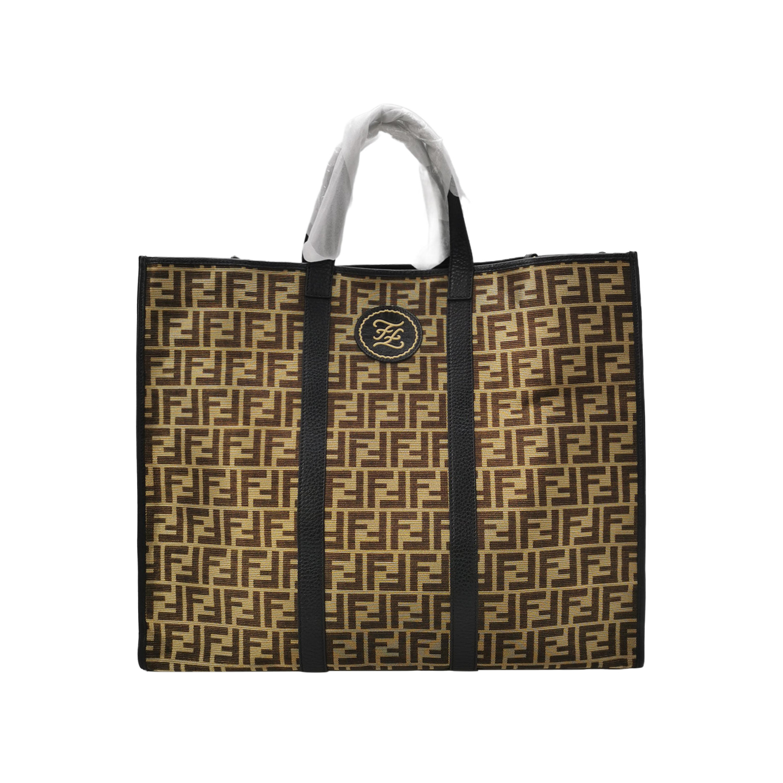 Fmonogram Canvas Handbag