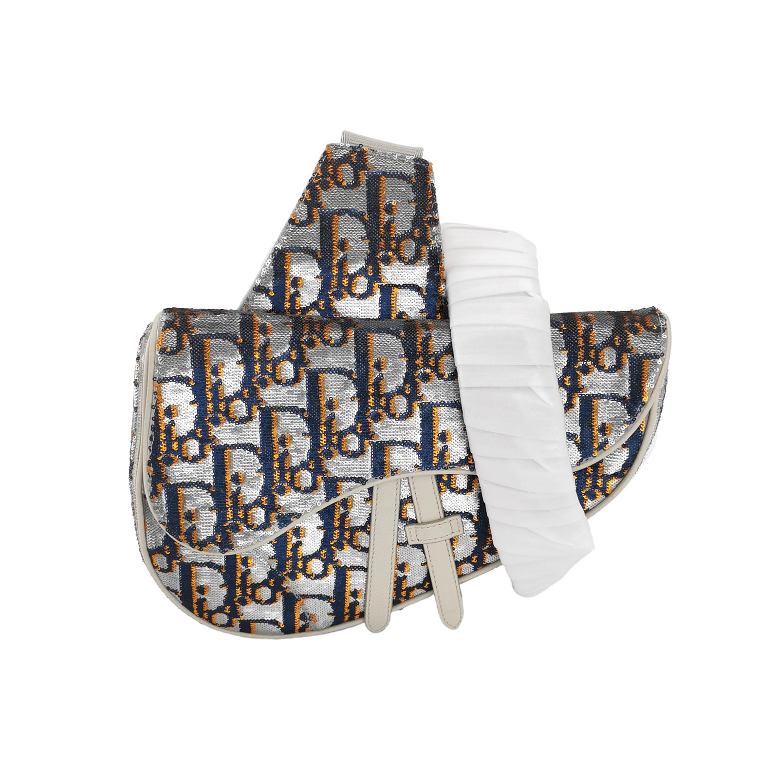 Saddleobliquemonogram Canvas Crossbody Bag