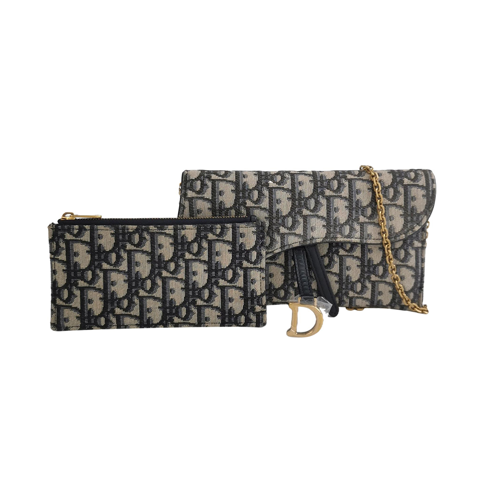 Saddleobliquemonogram Canvas Crossbody Bag