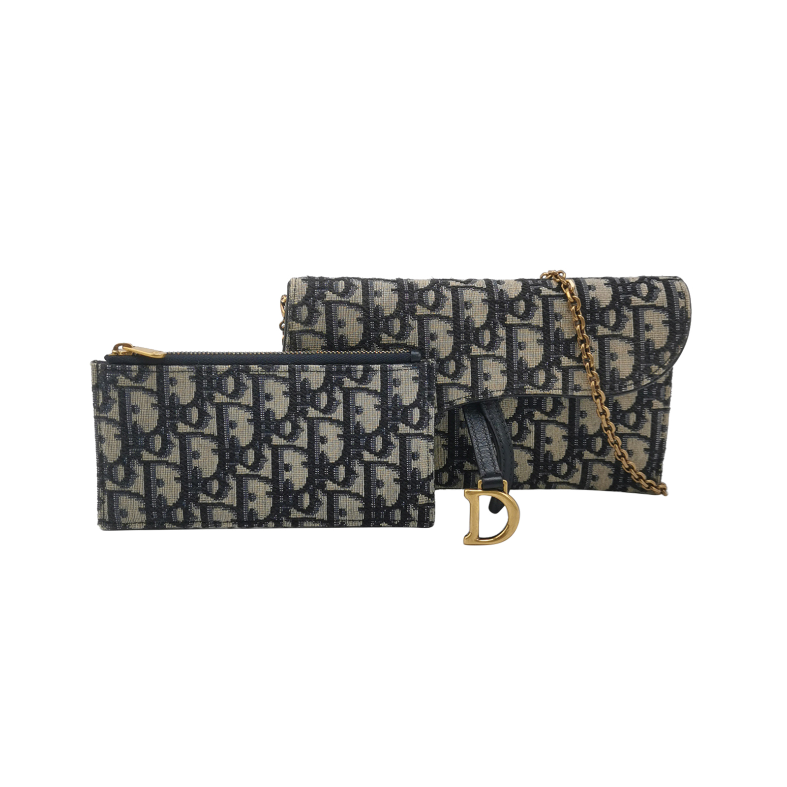 Saddleobliquemonogram Canvas Crossbody Bag