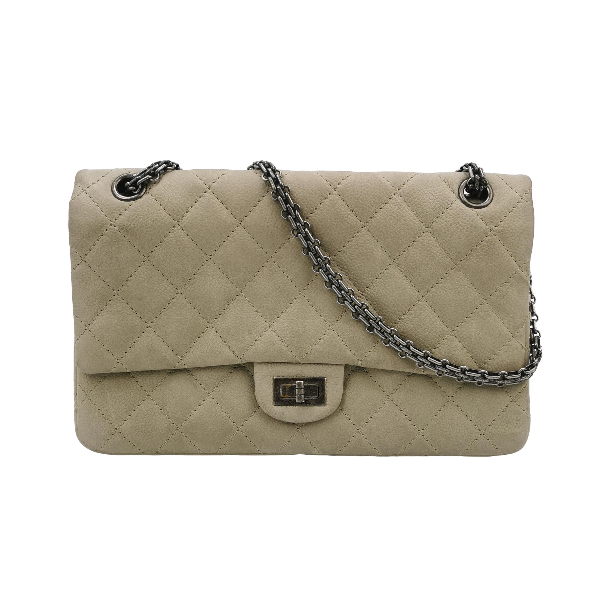 2.55 Flag Bag Suede Leather