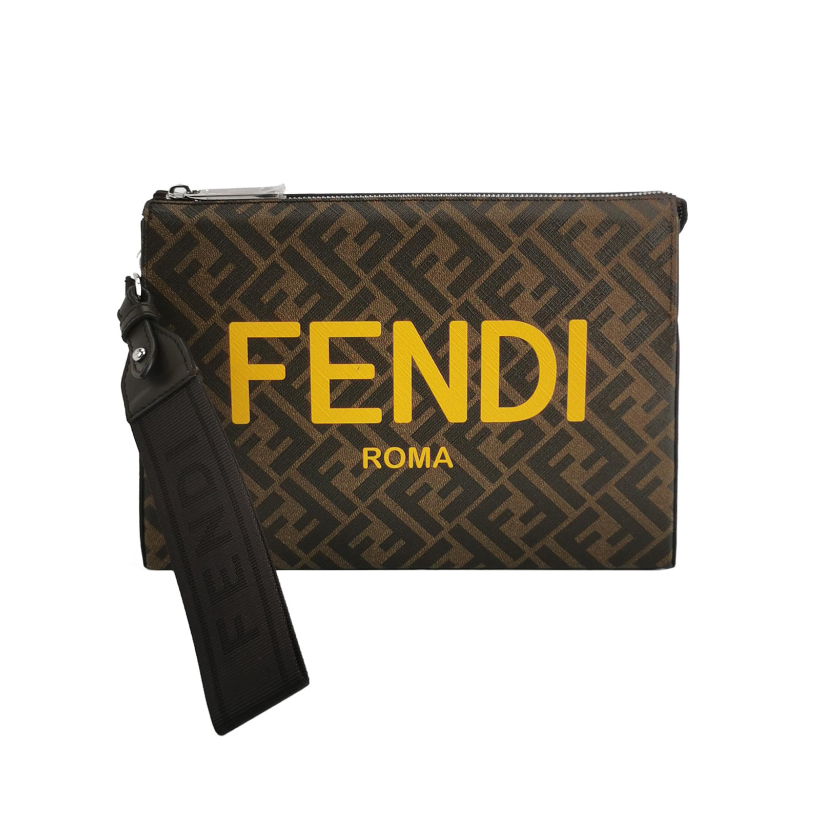 Fmonogram Canvas Logoclutch Bag