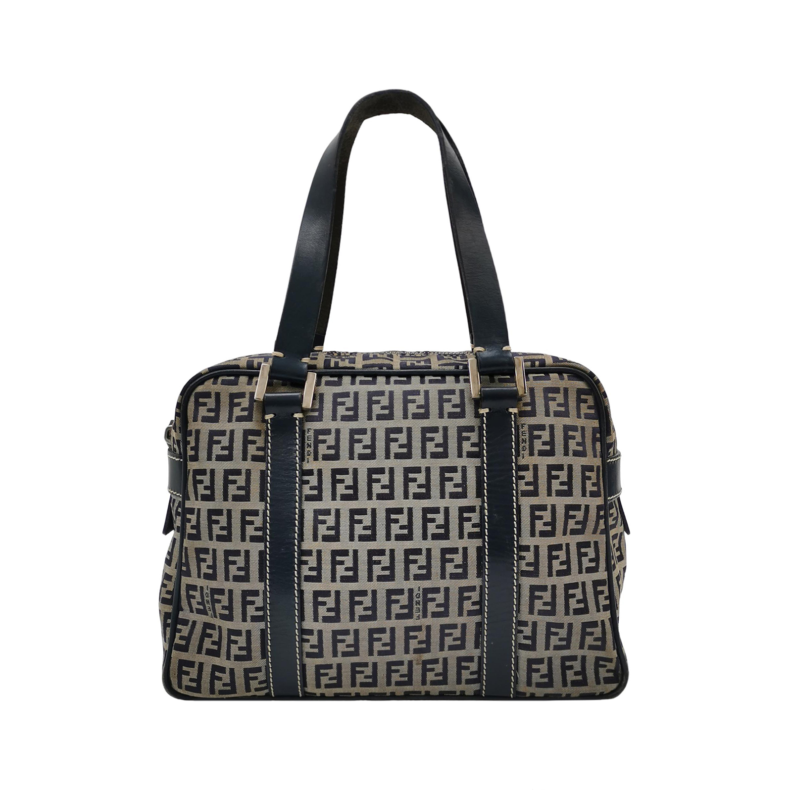 Fmonogram Canvas Handbag