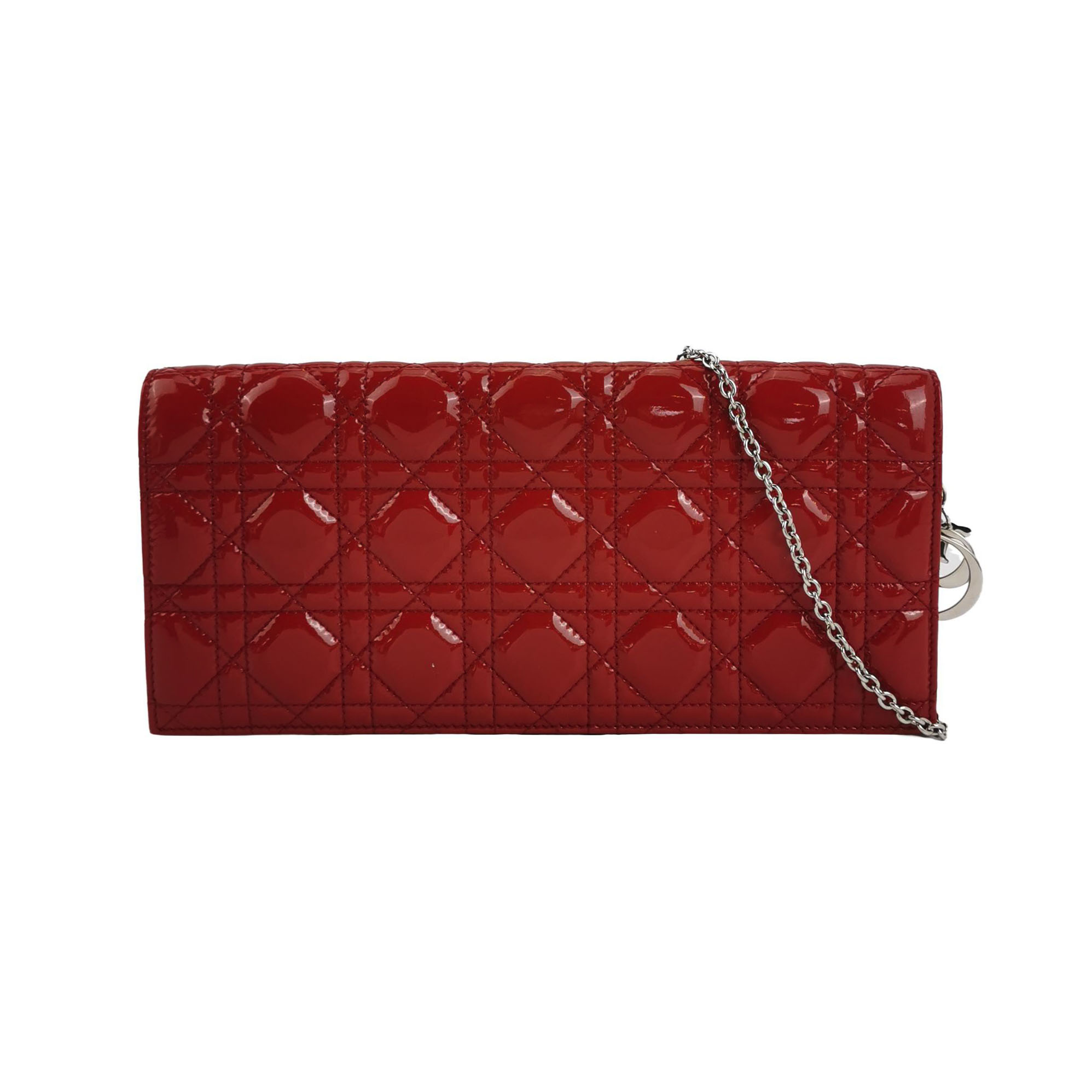 Lady Diorpatent Leather Logocrossbody Bag