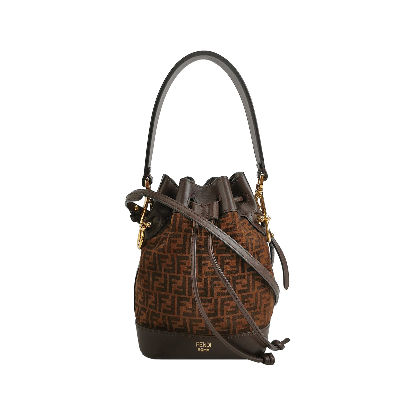 Mon Tresorfmonogram Canvaslogocrossbody Bag