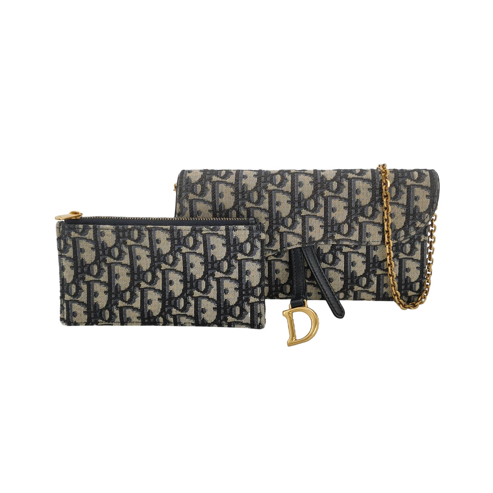 Saddleobliquemonogram Canvas Crossbody Bag