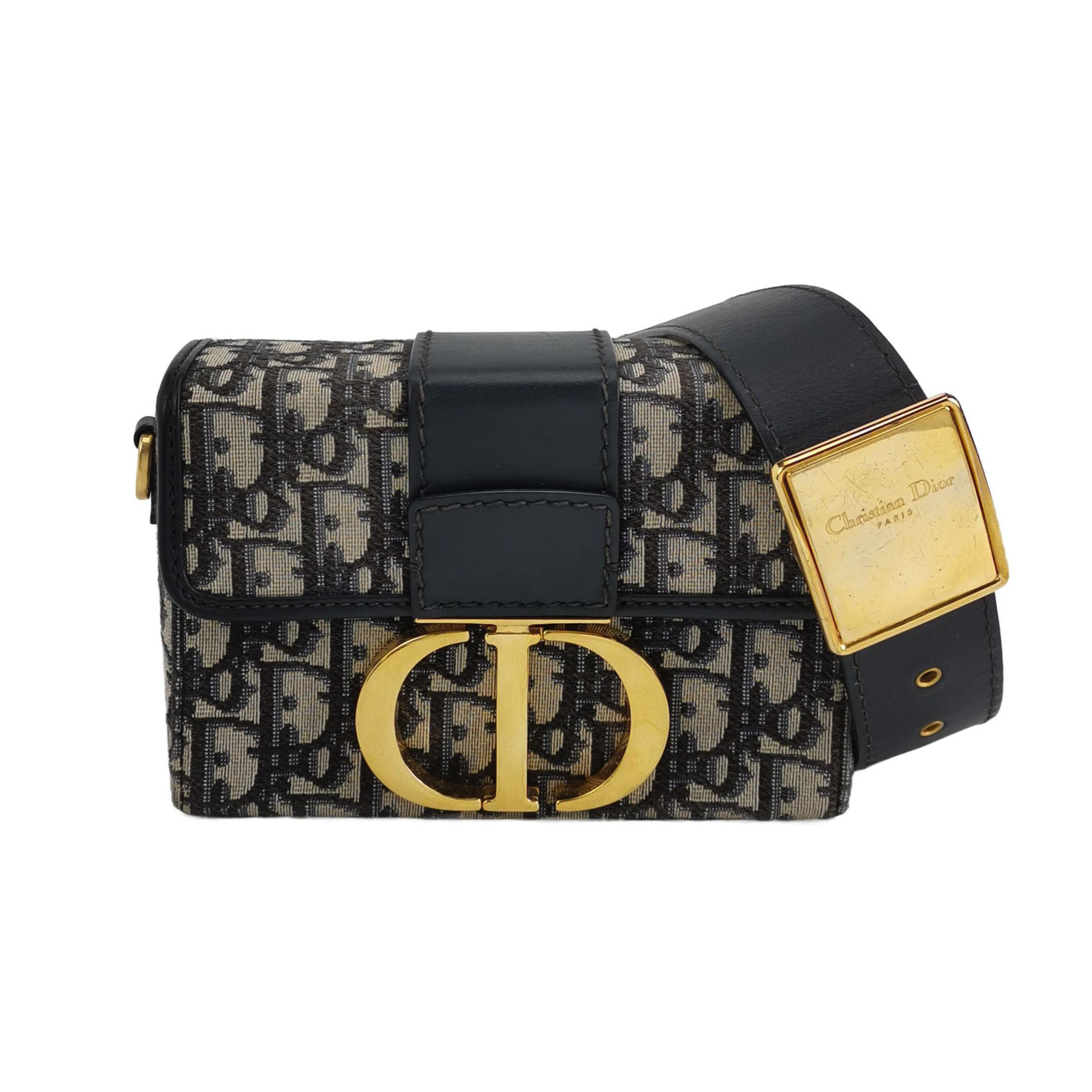 30montaigneobliquemonogram Canvas Cdcrossbody Bag