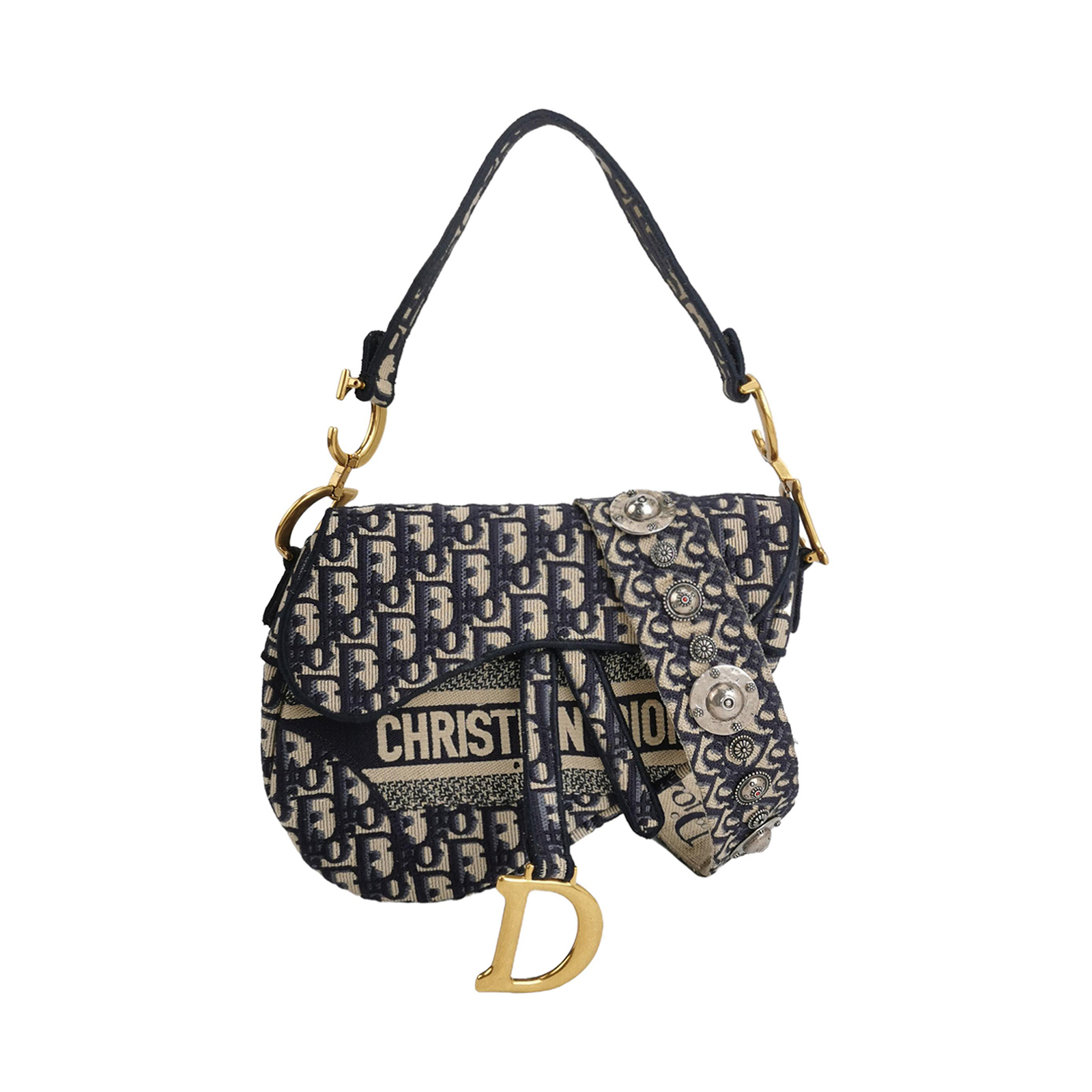 Saddlelogomonogram Canvas Crossbody Bag