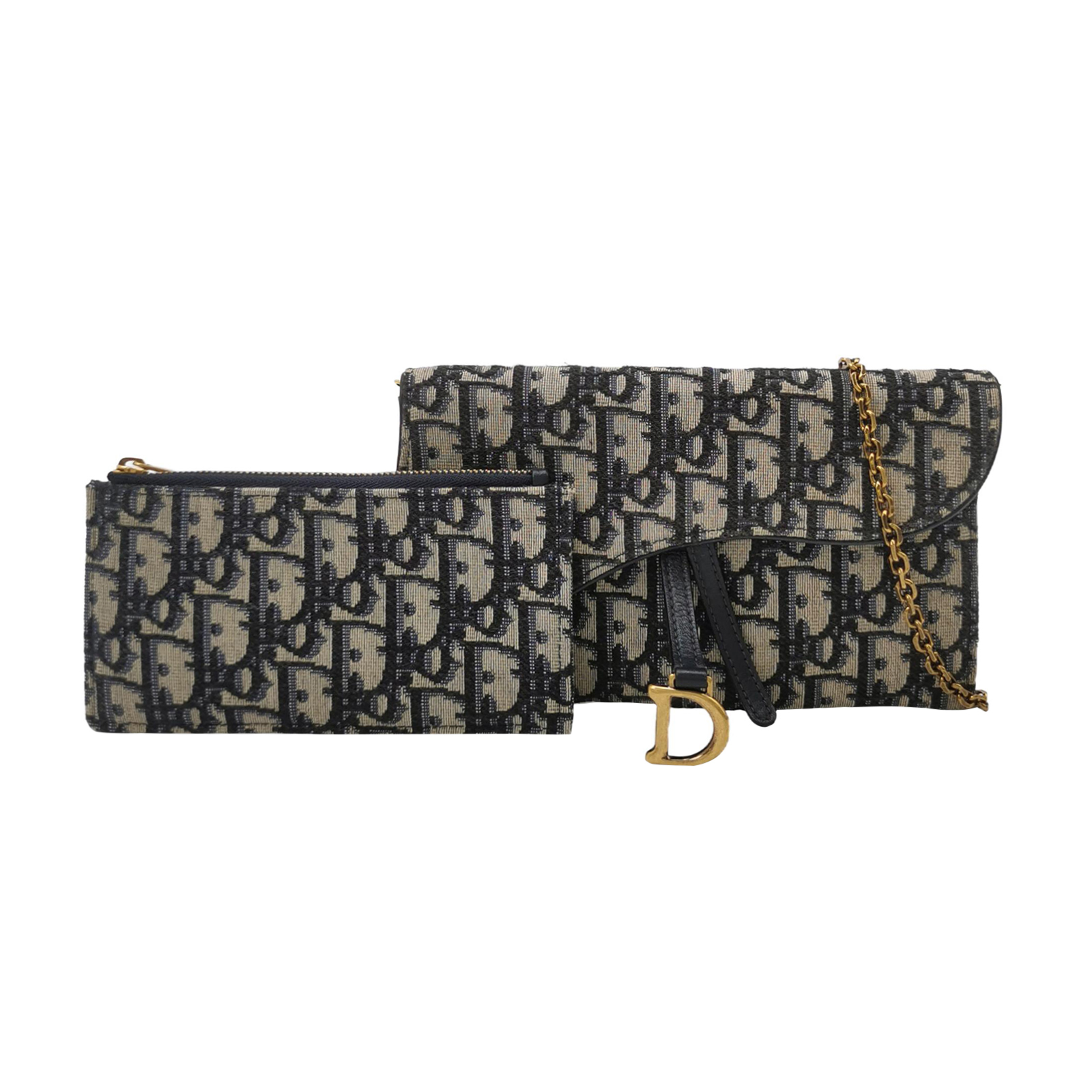 Saddleobliquemonogram Canvas Crossbody Bag