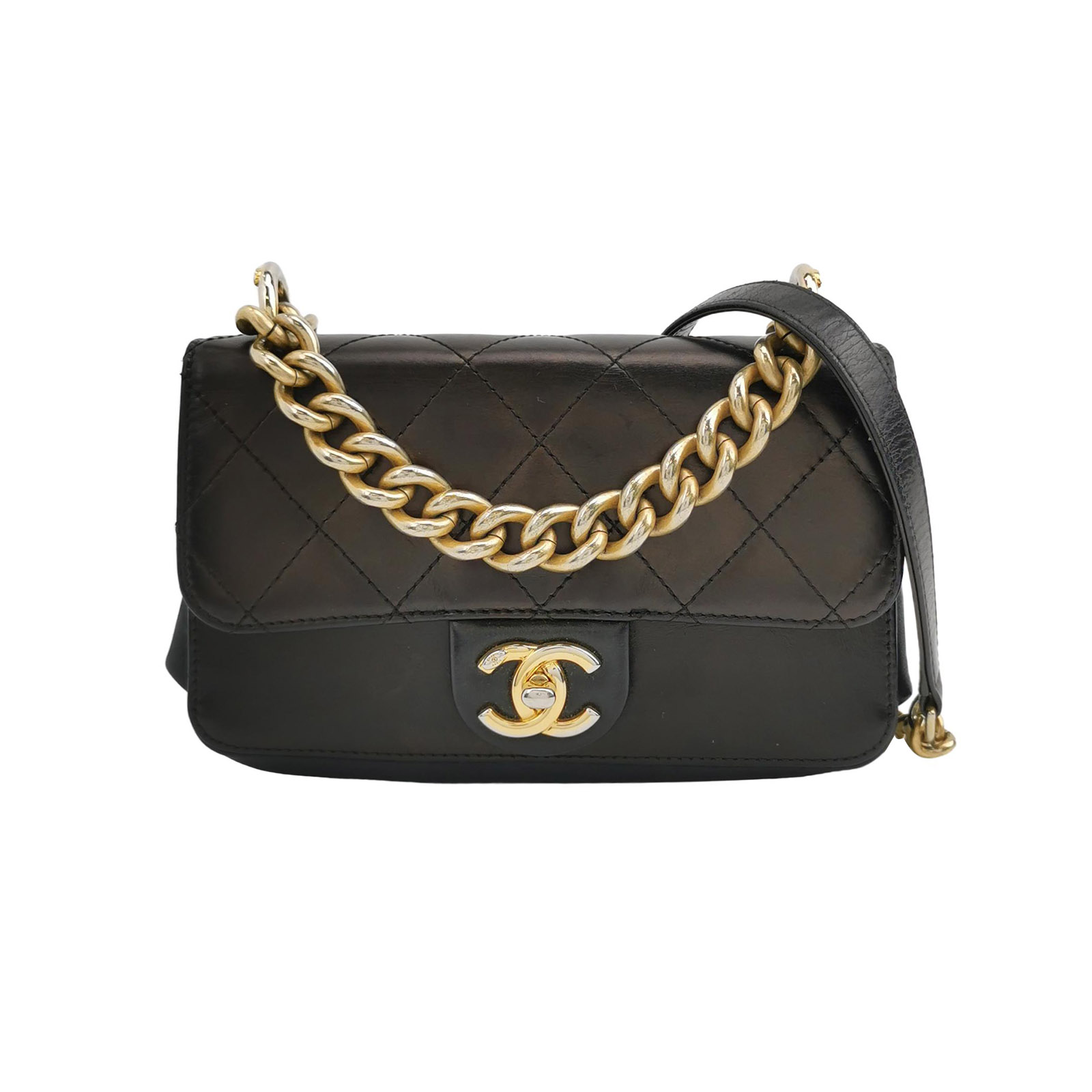 Flap Bagsuede Leather C