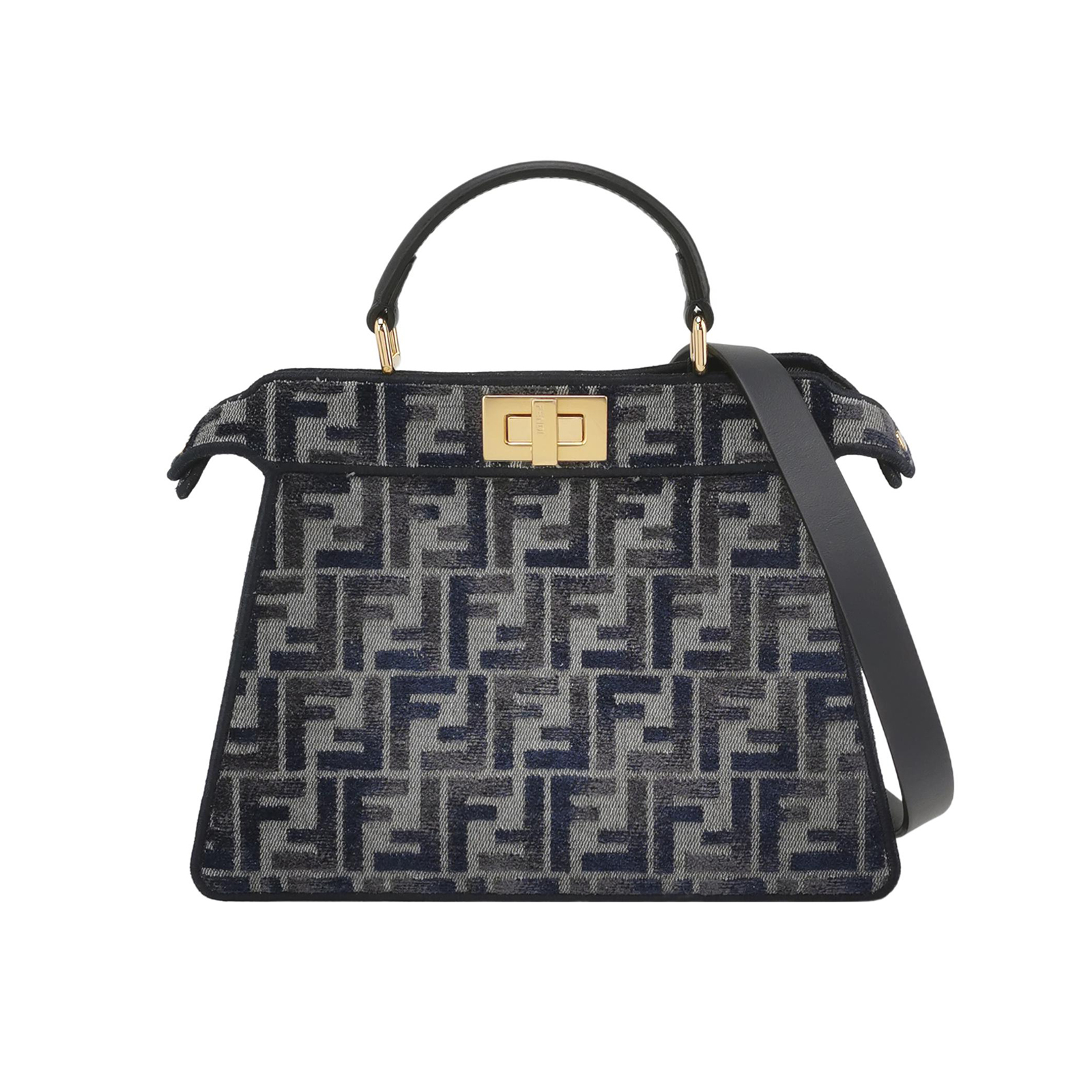 Peekaboo Iseeufmonogram Canvas Crossbody Bag