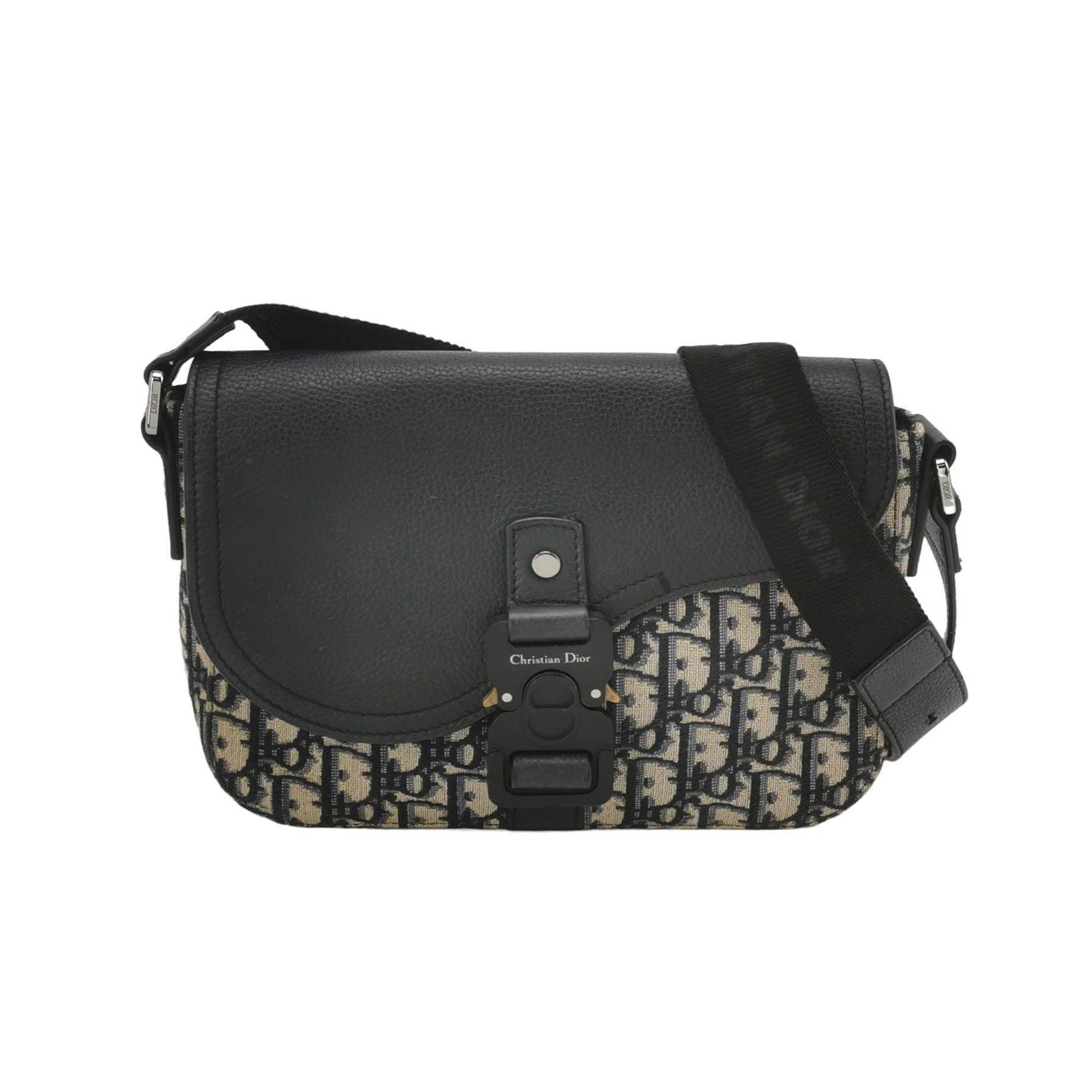 Saddlemonogram Canvas Crossbody Bag