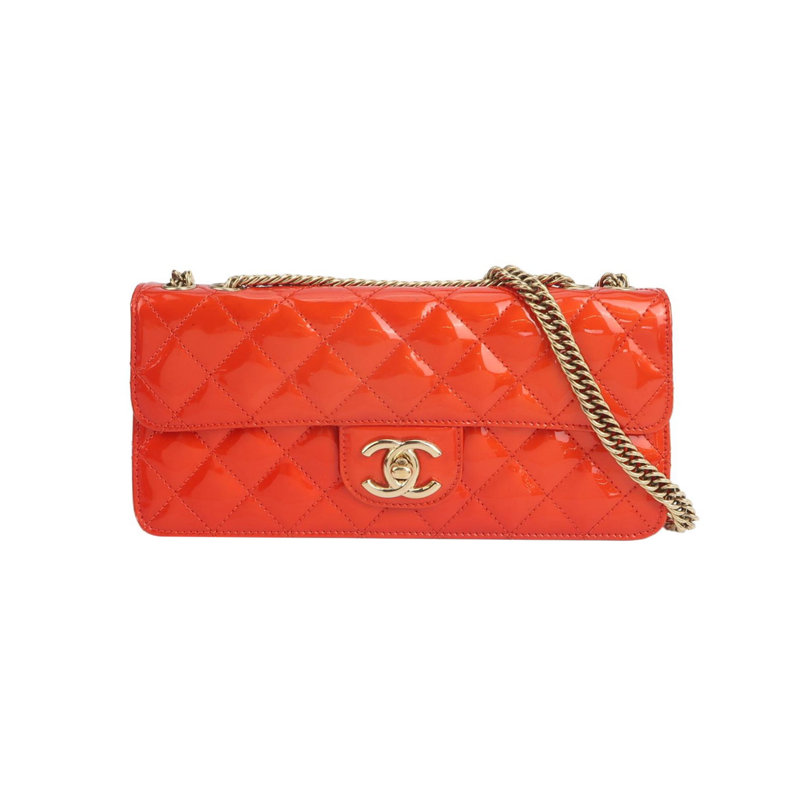 Flap Bagpatent Leather Clogo