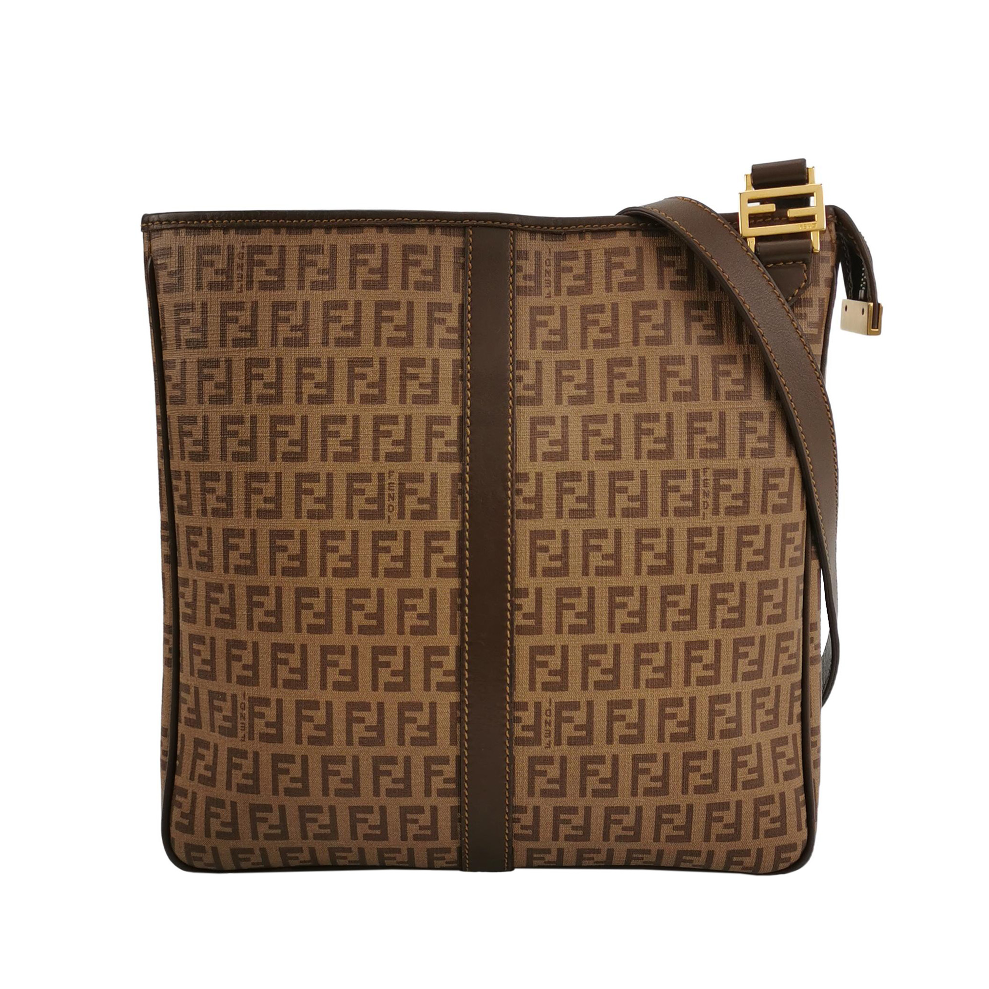 Fmonogram Canvas Crossbody Bag