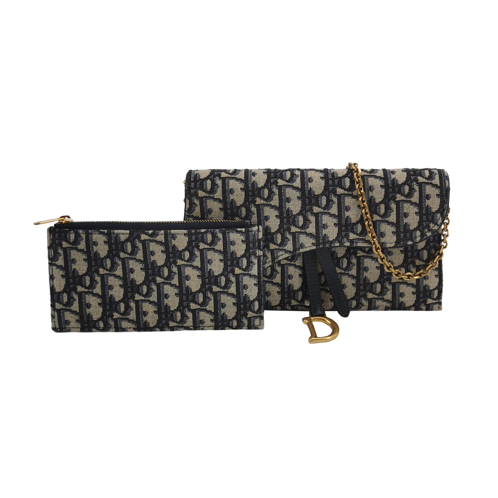 Saddleobliquemonogram Canvas Crossbody Bag