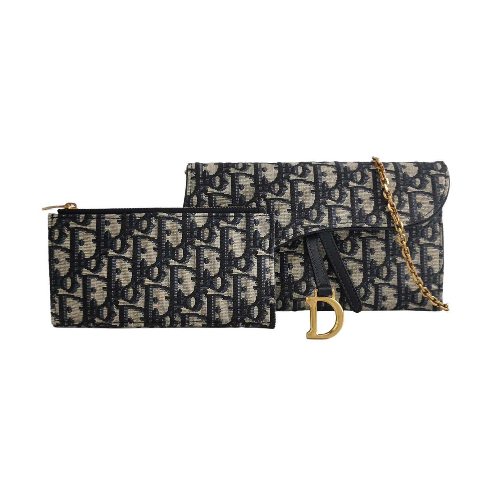 Saddleobliquemonogram Canvas Crossbody Bag