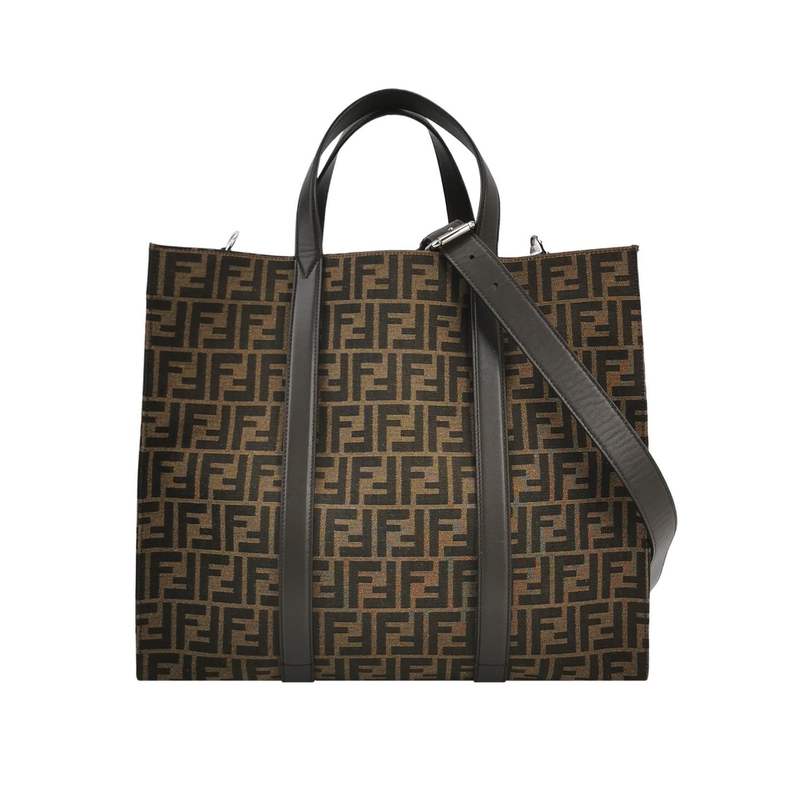 Fmonogram Canvas Crossbody Bag