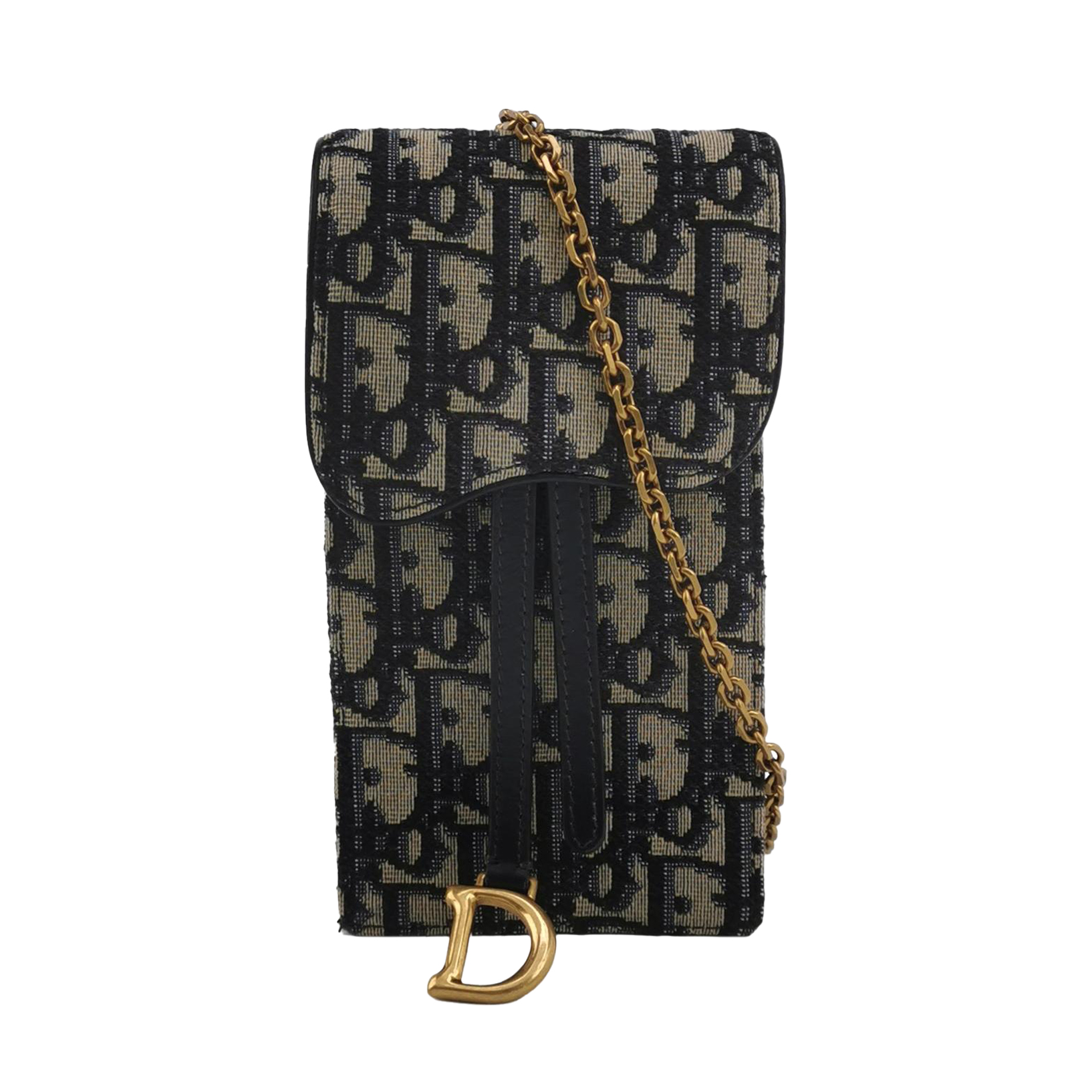 Saddleobliquemonogram Canvas Crossbody Bag