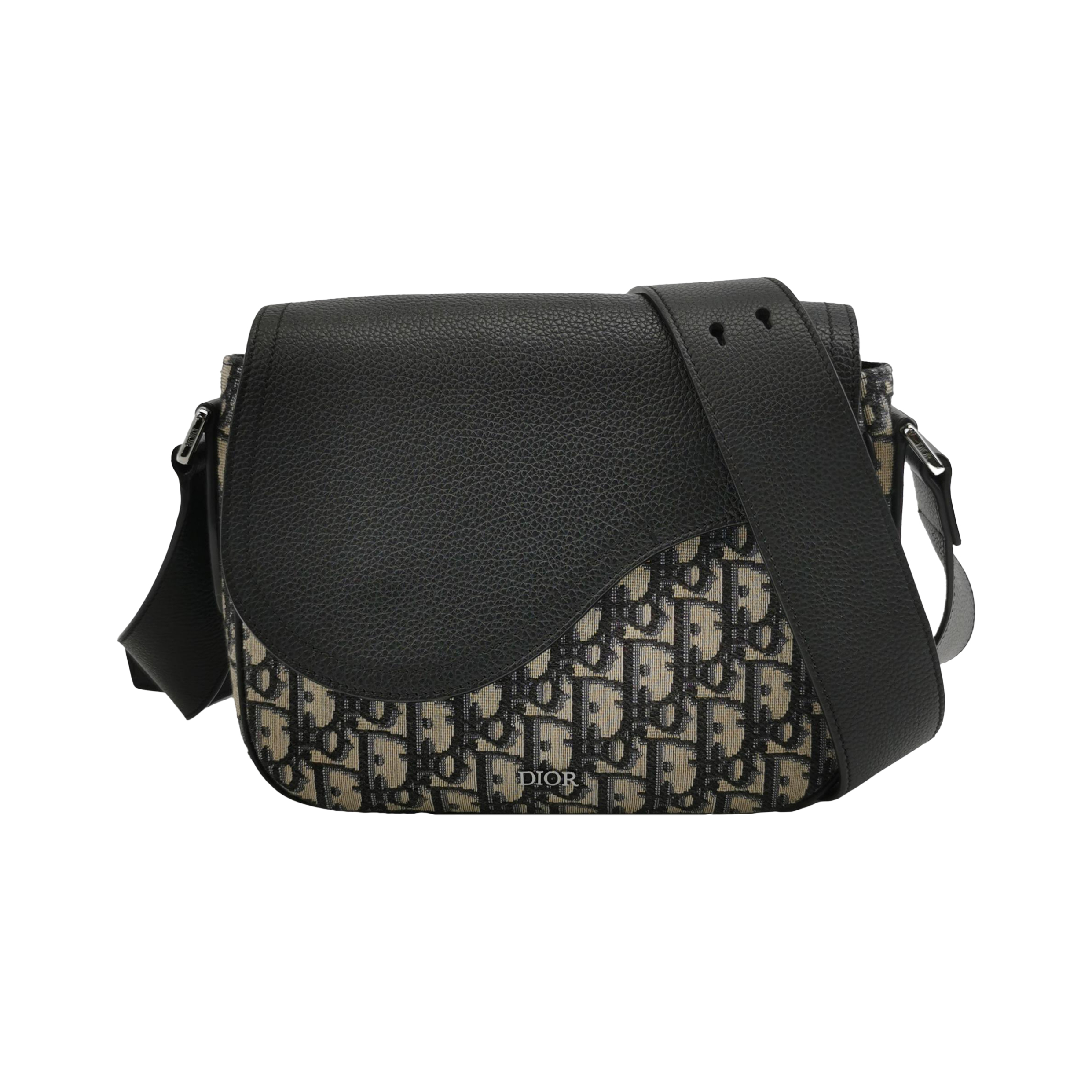 Saddlemonogram Canvas Crossbody Bag