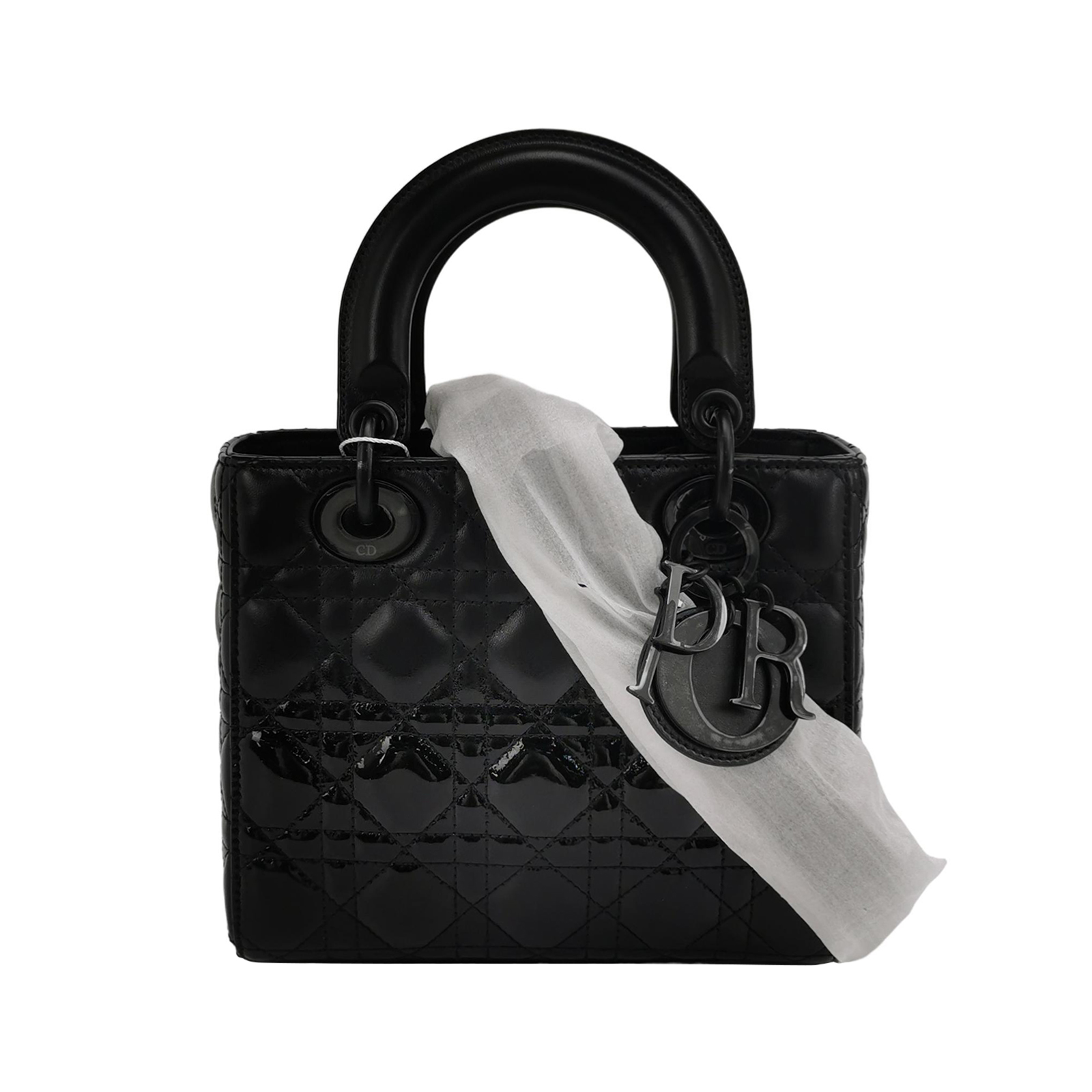 Lady Diorpatent Leather Logocrossbody Bag