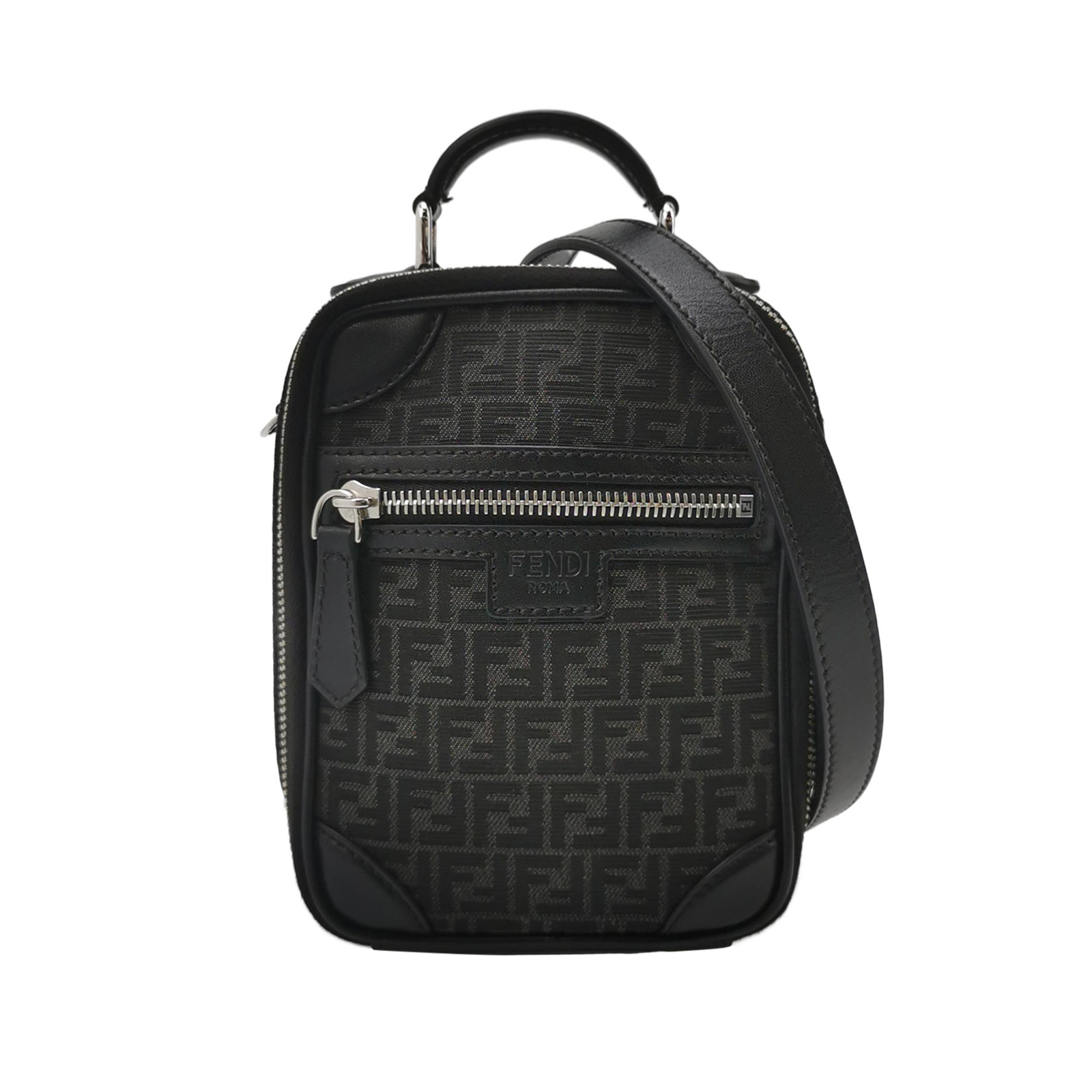 Fmonogram Canvas Logocrossbody Bag