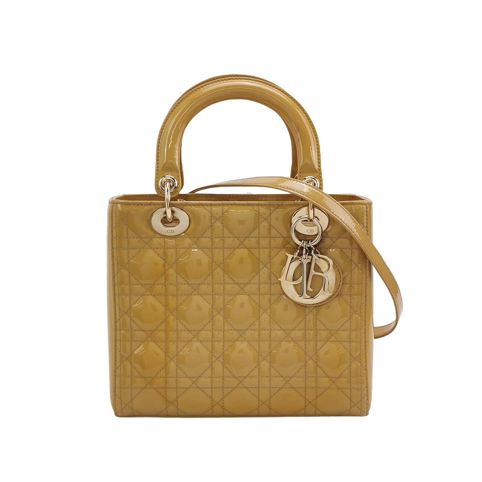 Lady Diorpatent Leather Logocrossbody Bag