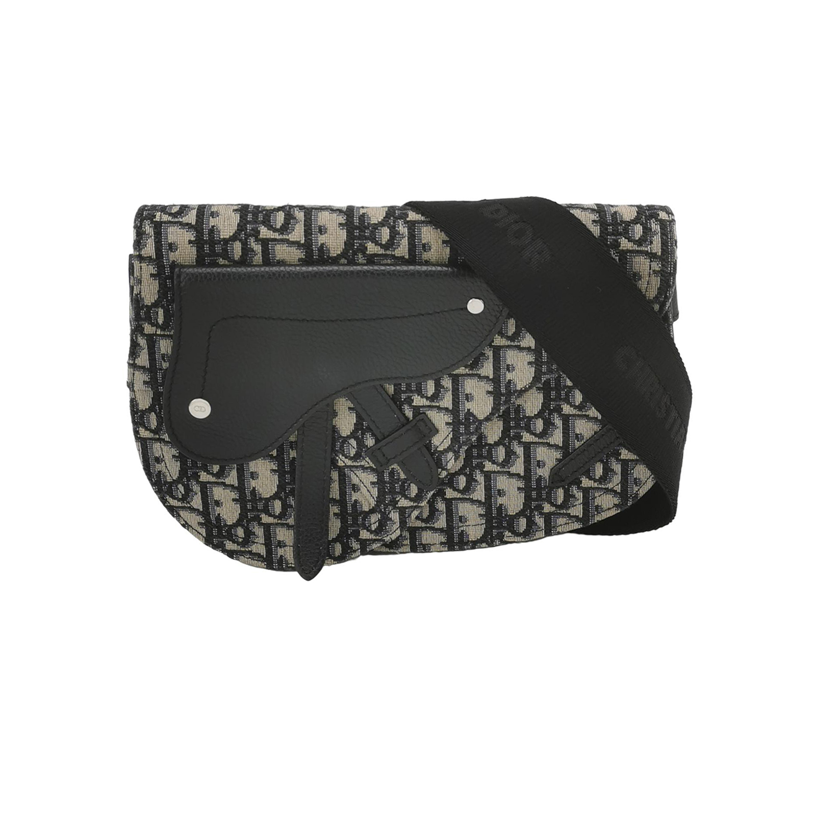 Saddleobliquemonogram Canvas Crossbody Bag