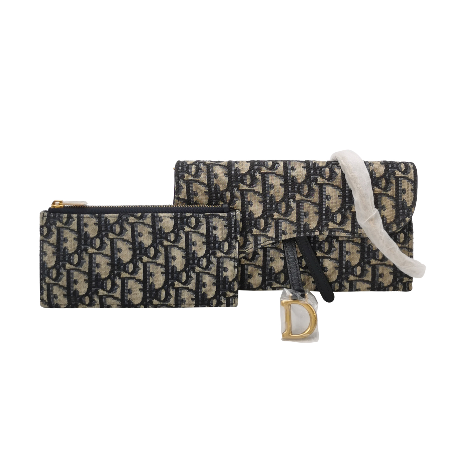 Saddleobliquemonogram Canvas Crossbody Bag