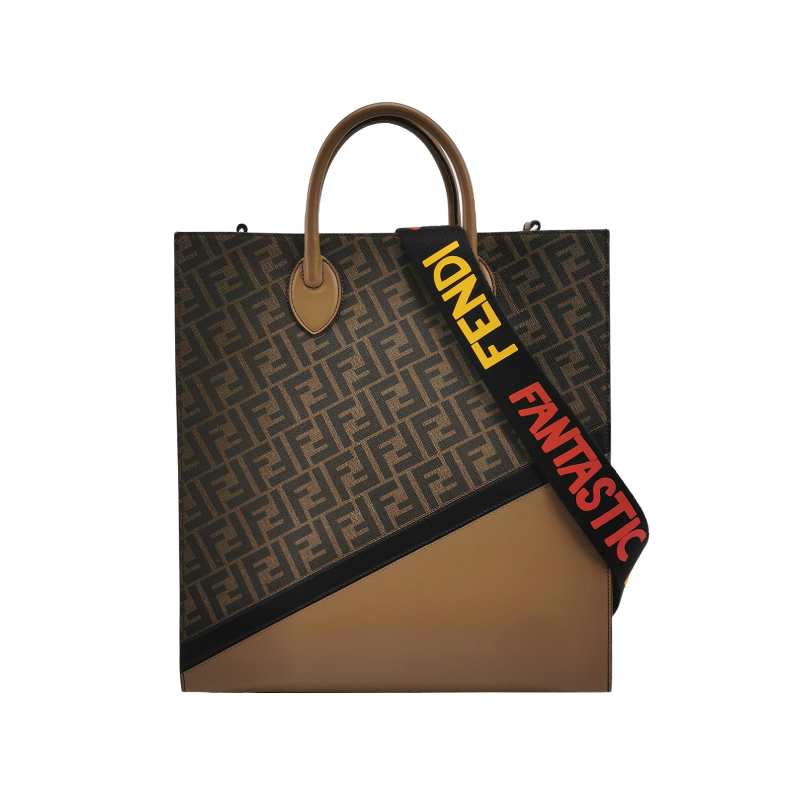 Fmonogram Canvas Crossbody Bag