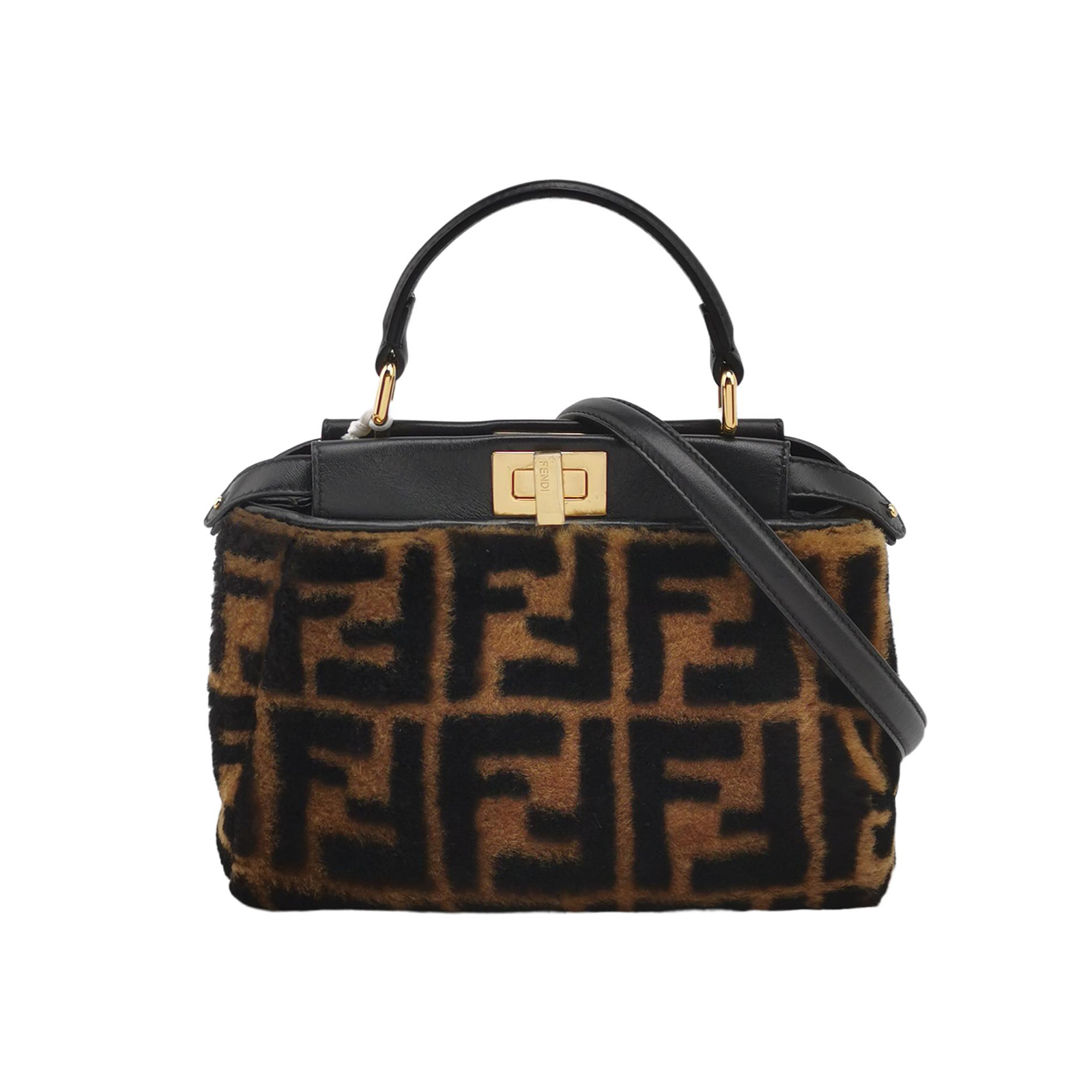 Peekaboofmonogram Canvas Crossbody Bag