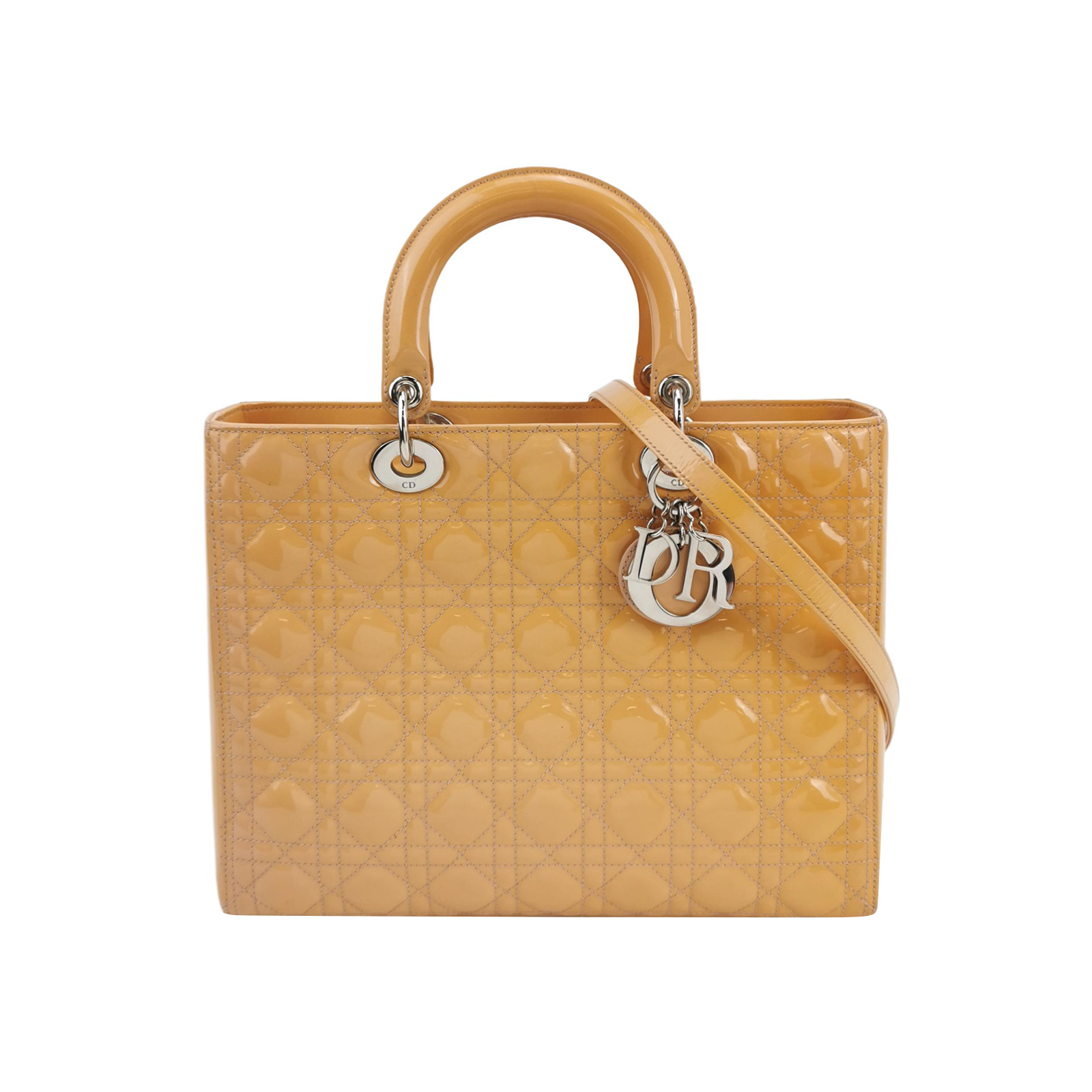 Lady Diorpatent Leather Logo