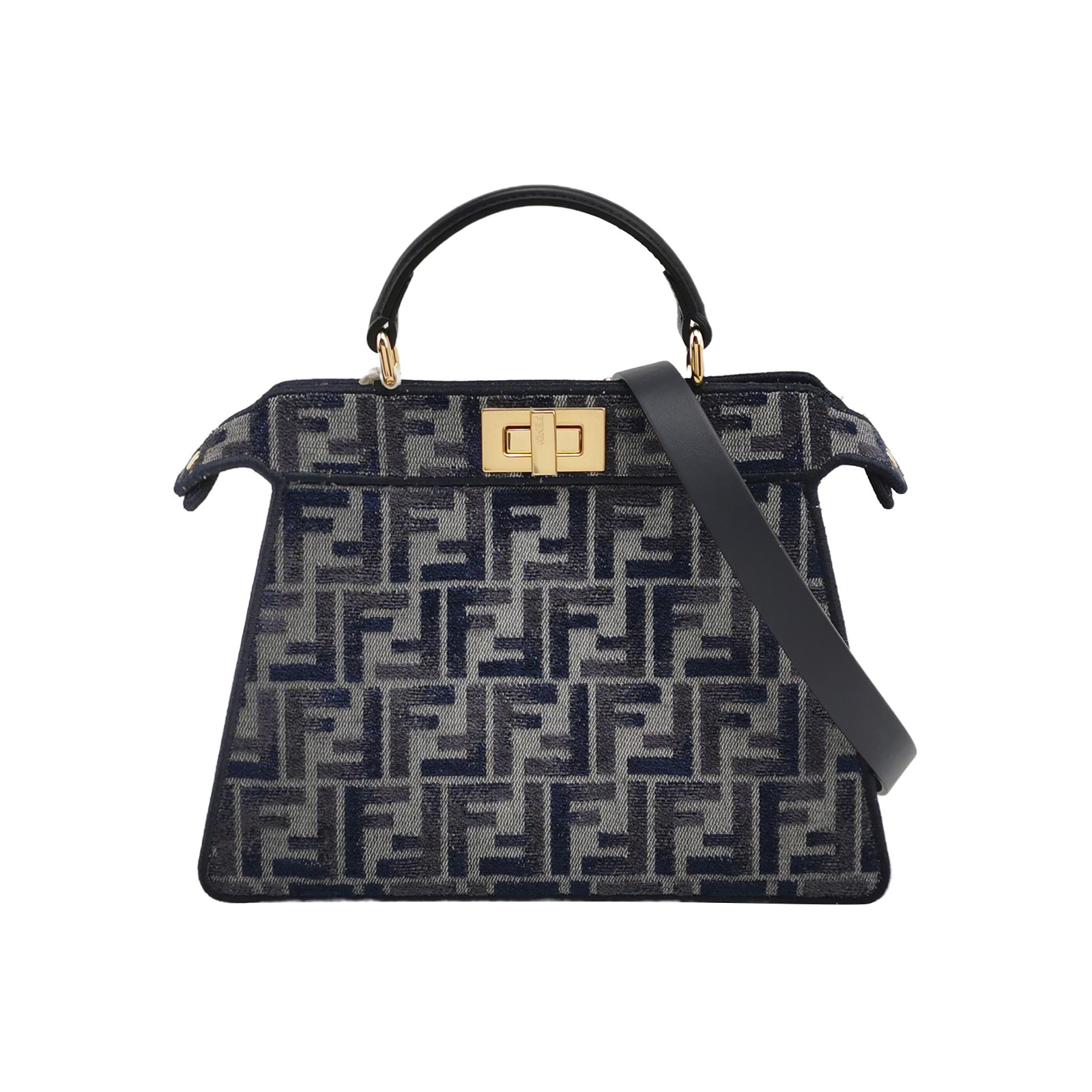 Peekaboo Iseeufmonogram Canvas Crossbody Bag