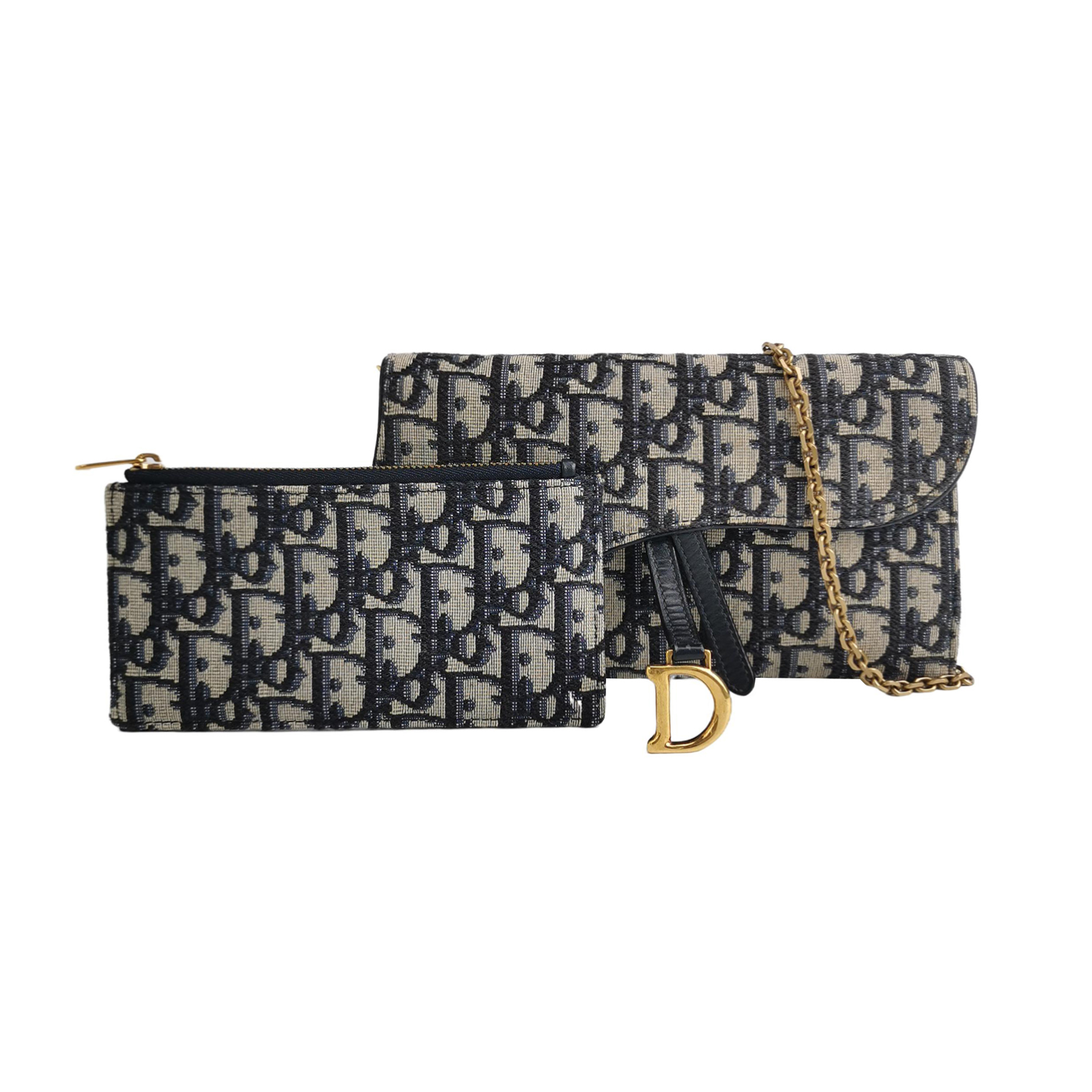 Saddleobliquemonogram Canvas Crossbody Bag