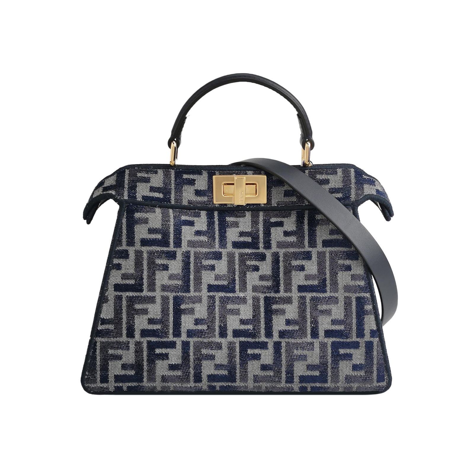 Peekaboo Iseeufmonogram Canvas Crossbody Bag