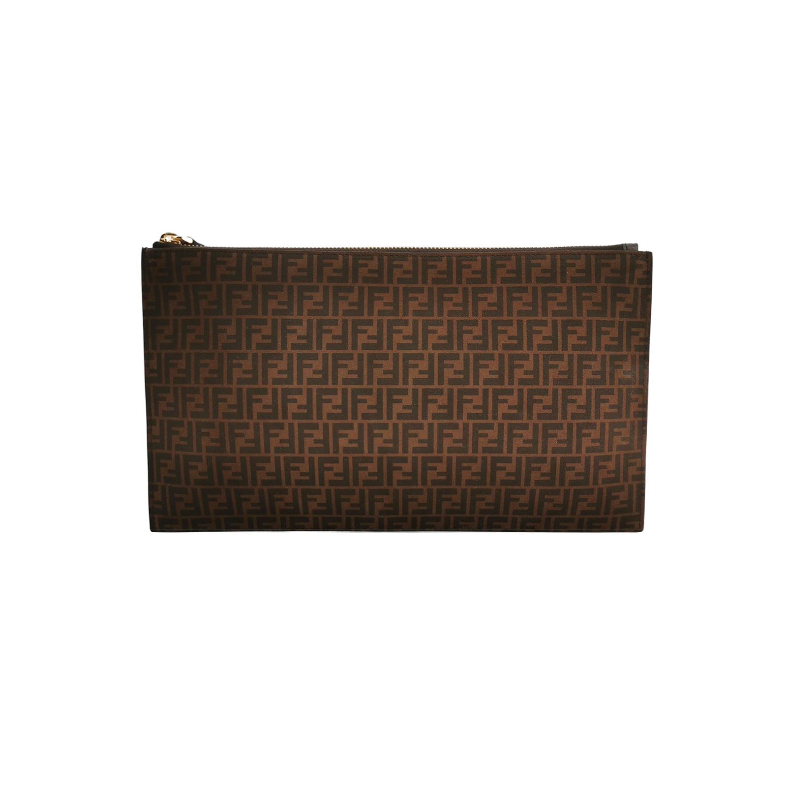 Fmonogram Canvas Clutch Bag