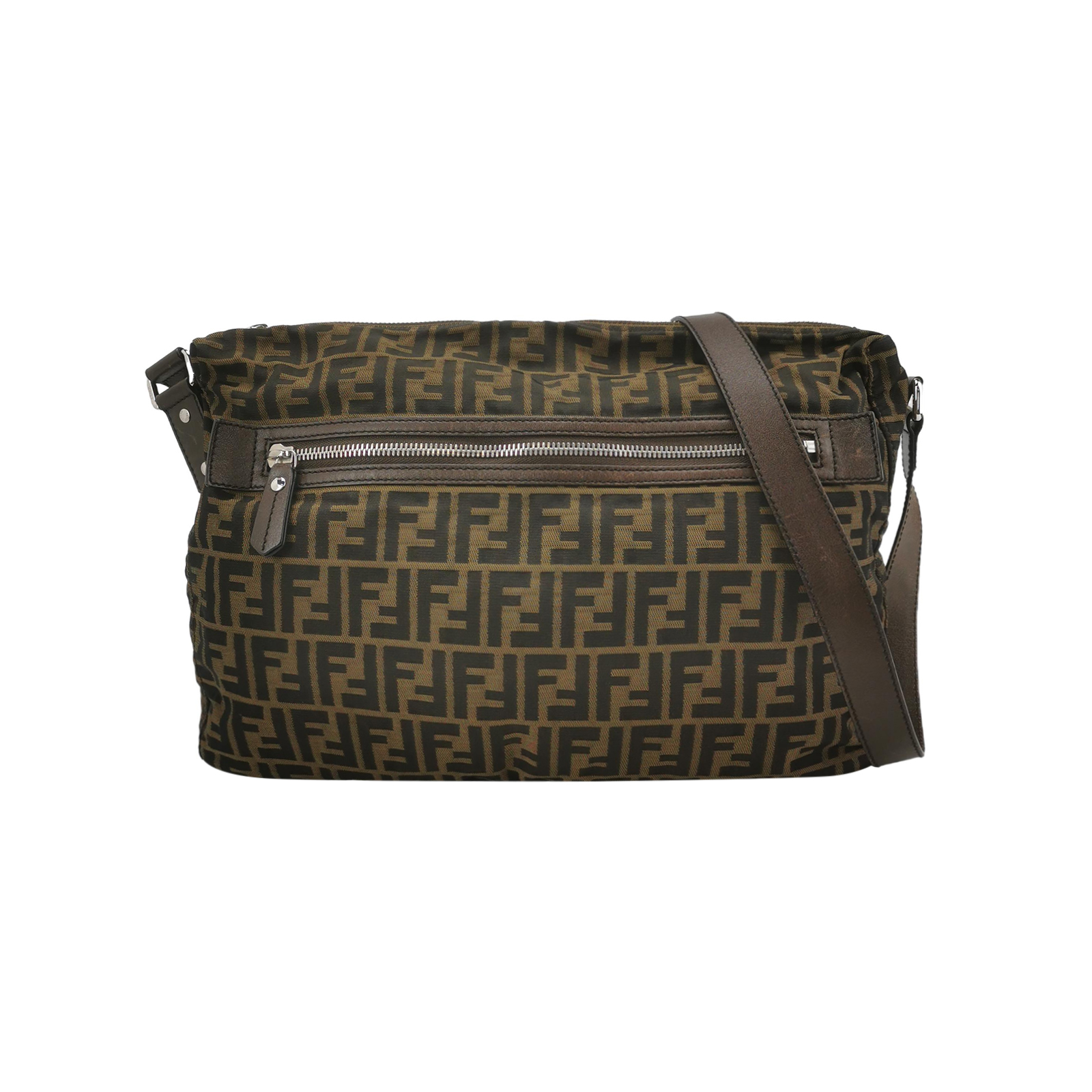 Fmonogram Canvas Crossbody Bag