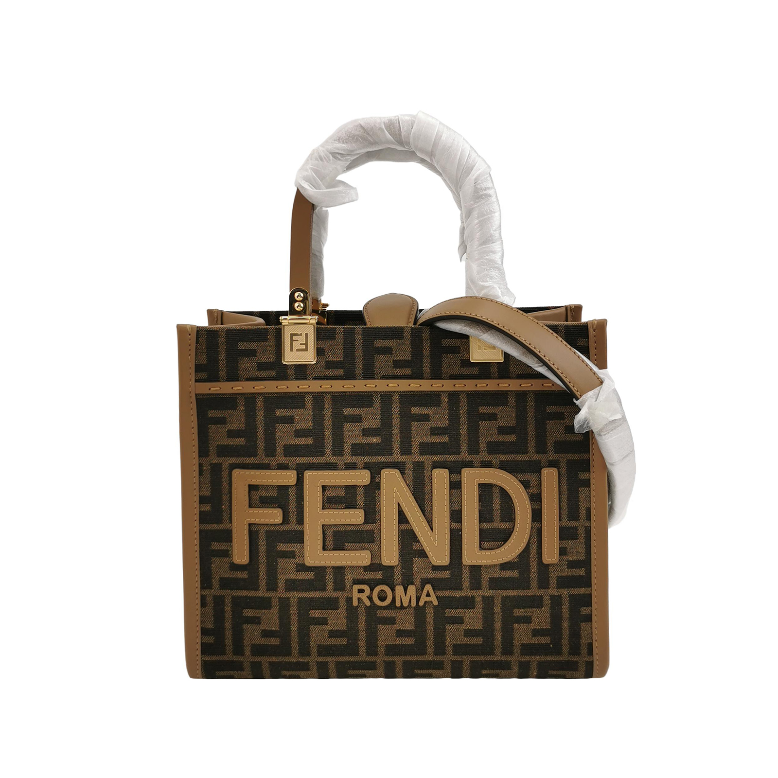 Sunshinefmonogram Canvas Logocrossbody Bag