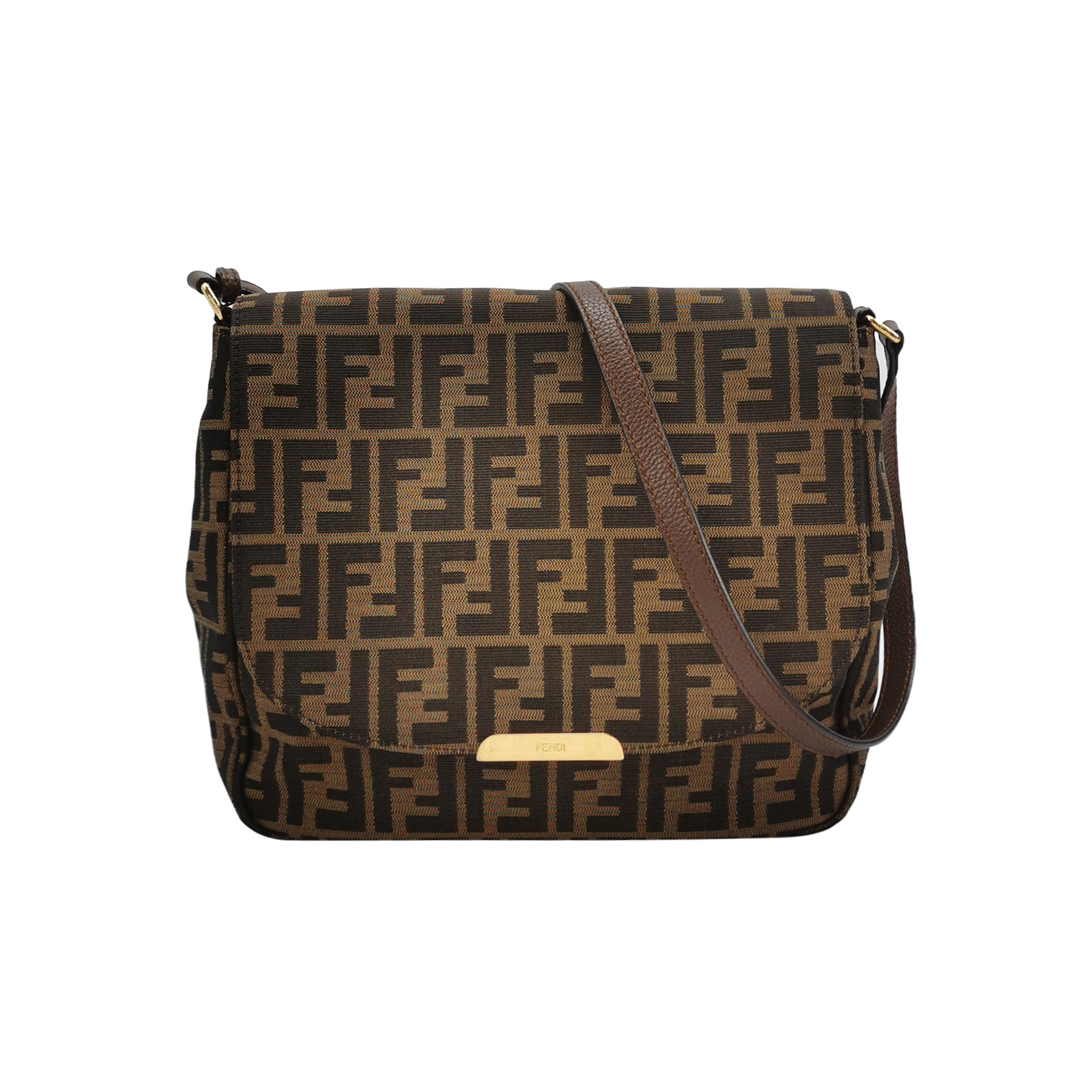 Fmonogram Canvas Crossbody Bag