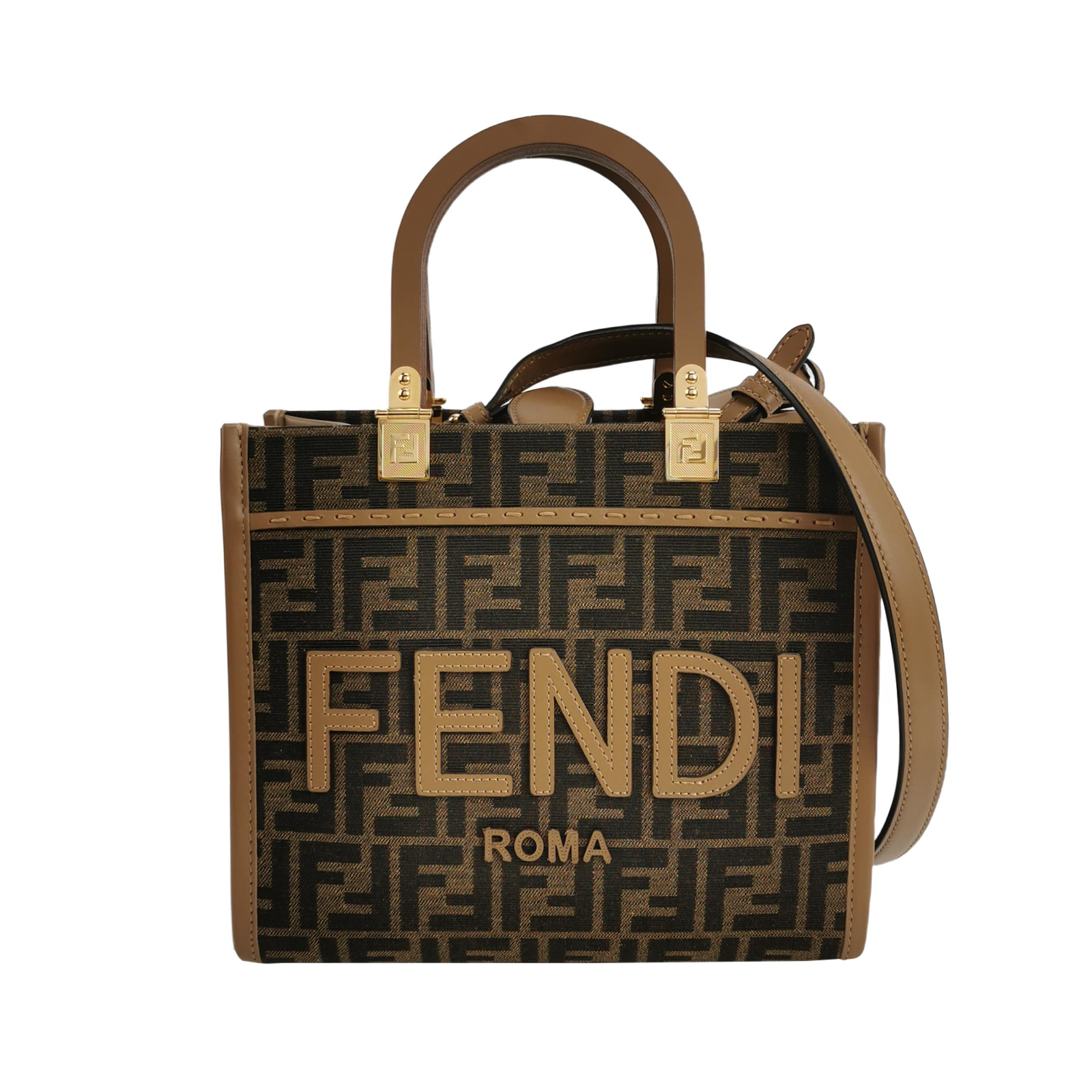 Sunshinefmonogram Canvas Logocrossbody Bag