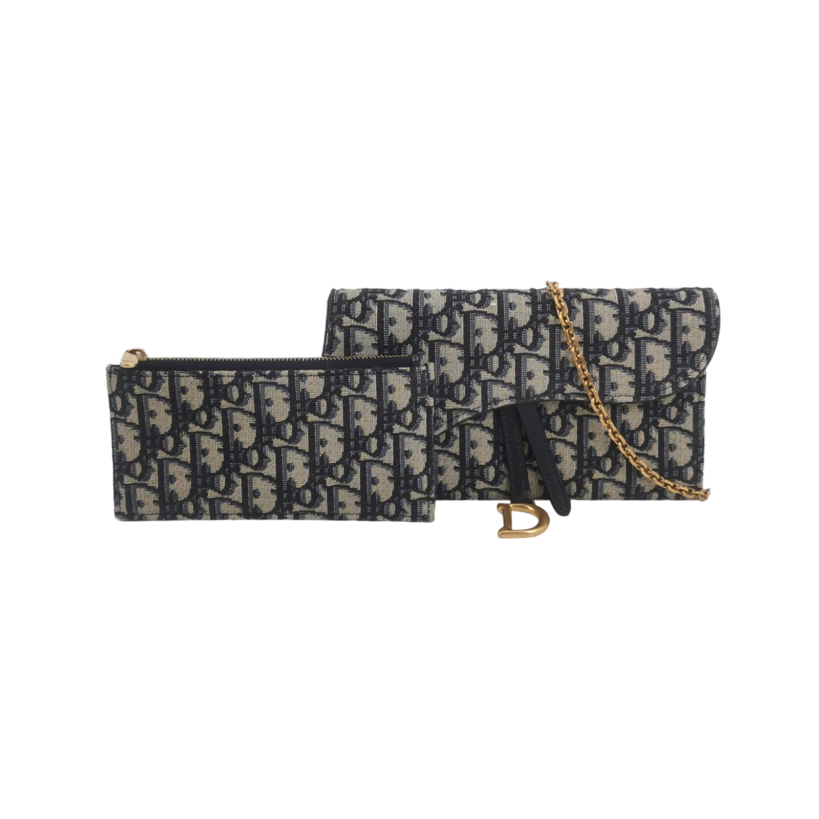 Saddleobliquemonogram Canvas Crossbody Bag