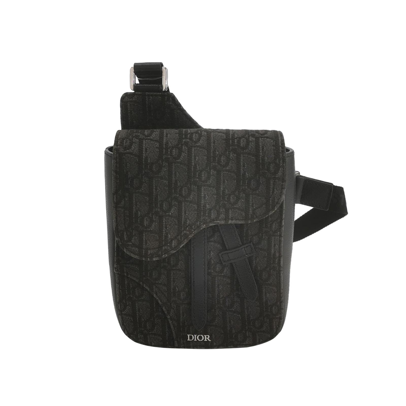 Saddlemonogram Canvas Crossbody Bag