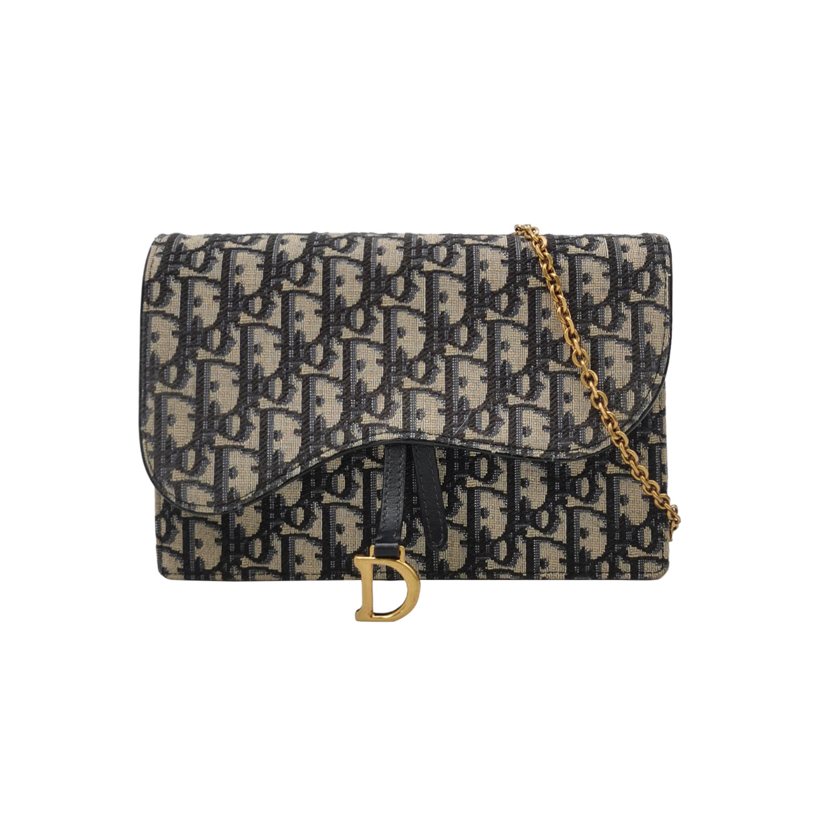 Saddleobliquemonogram Canvas Crossbody Bag