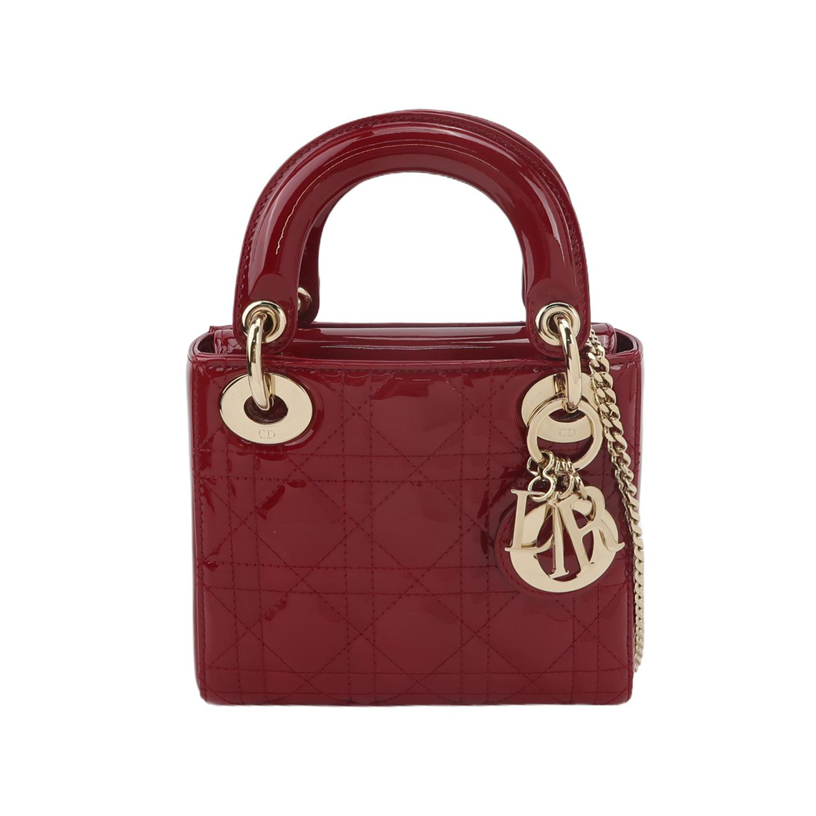 Lady Diorpatent Leather Logocrossbody Bag